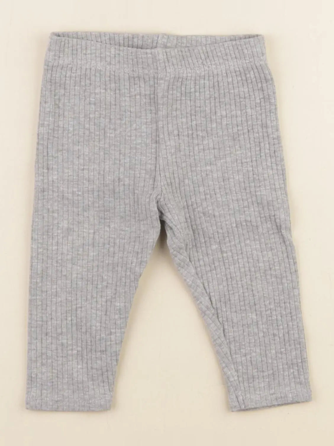 Mango - legging gris - 6/9 mois