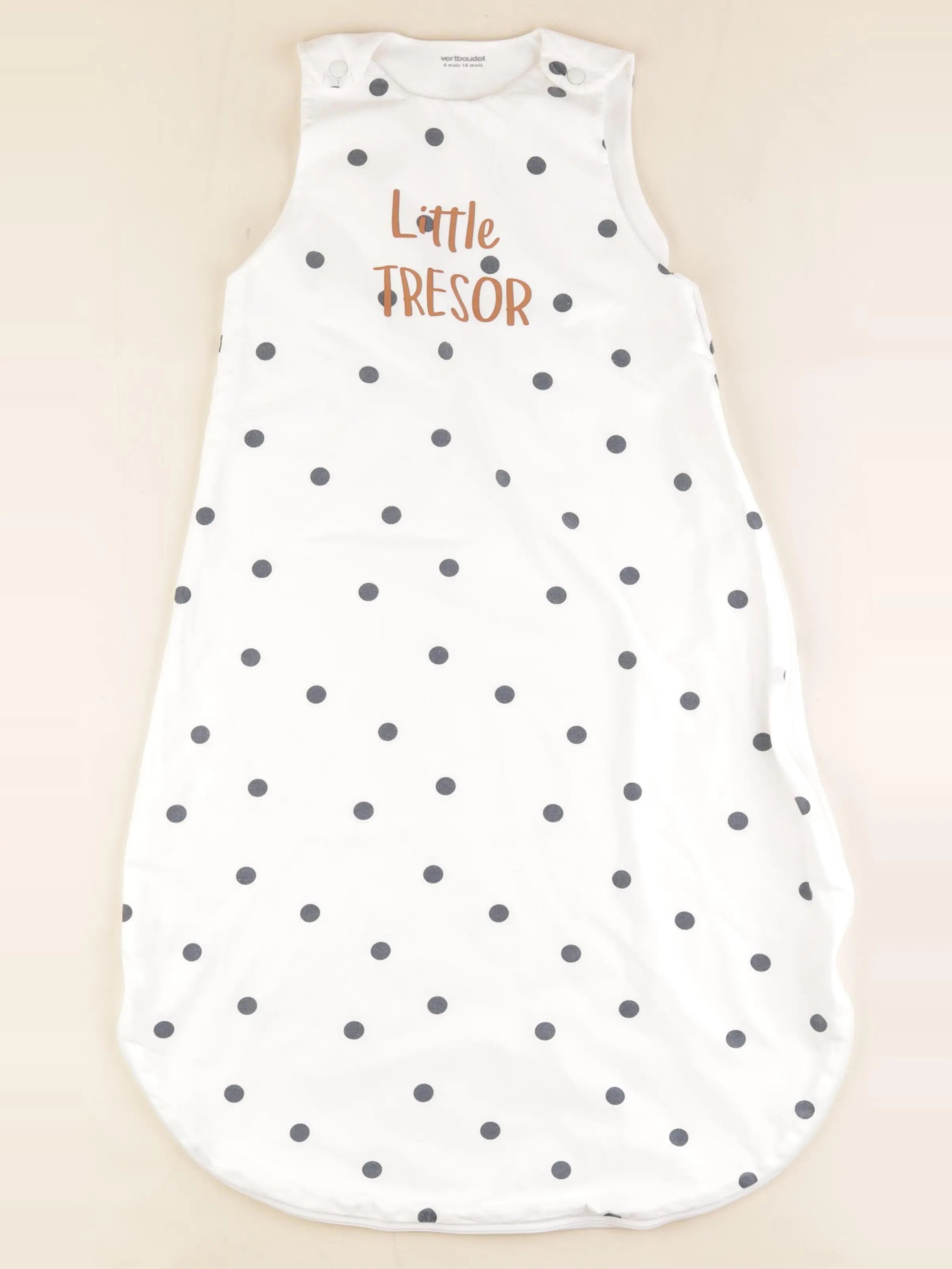 Vertbaudet - gigoteuse TOG 1 blanc - 6/18 mois