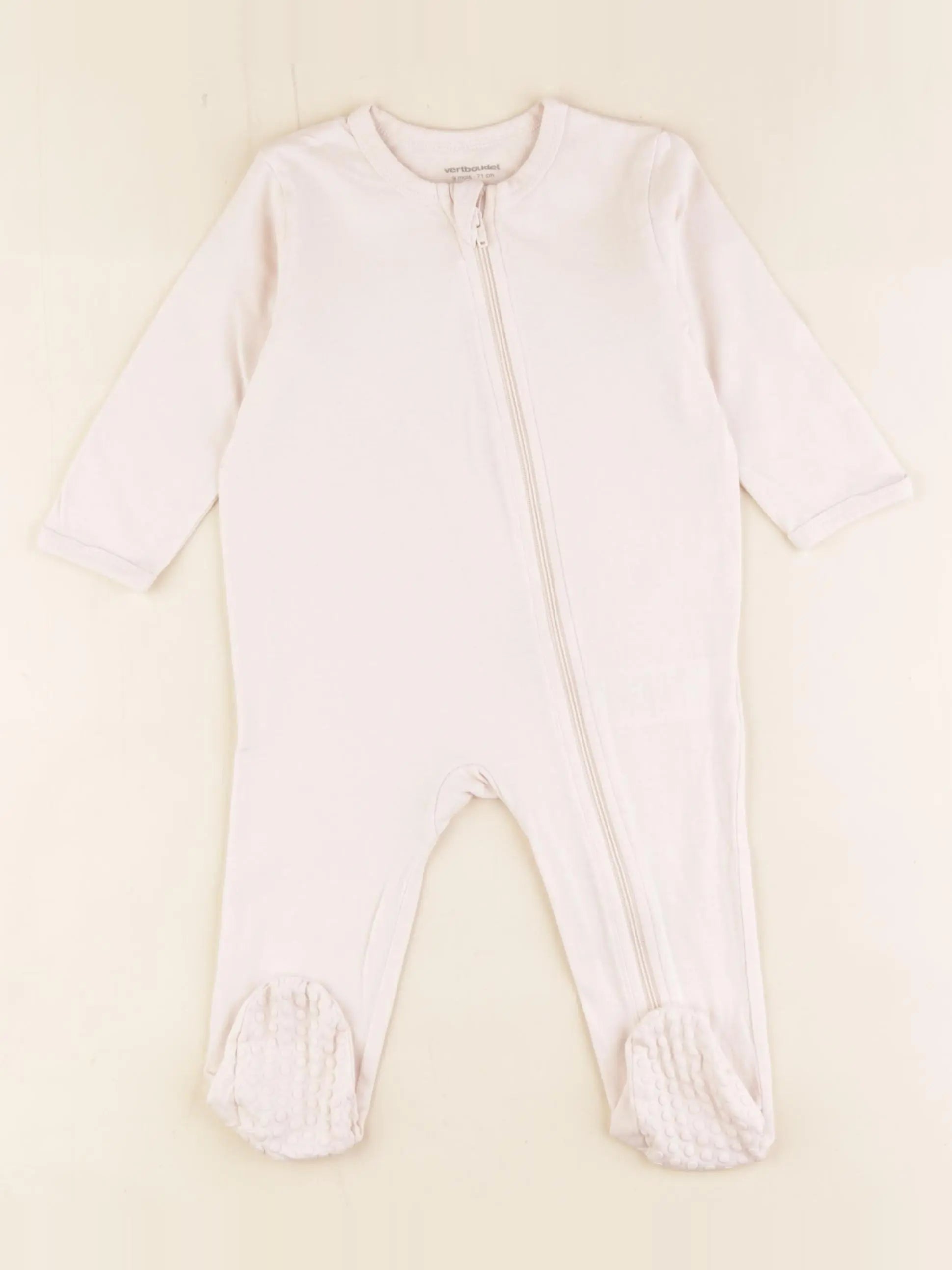 Vertbaudet - pyjama coton rose - 9 mois