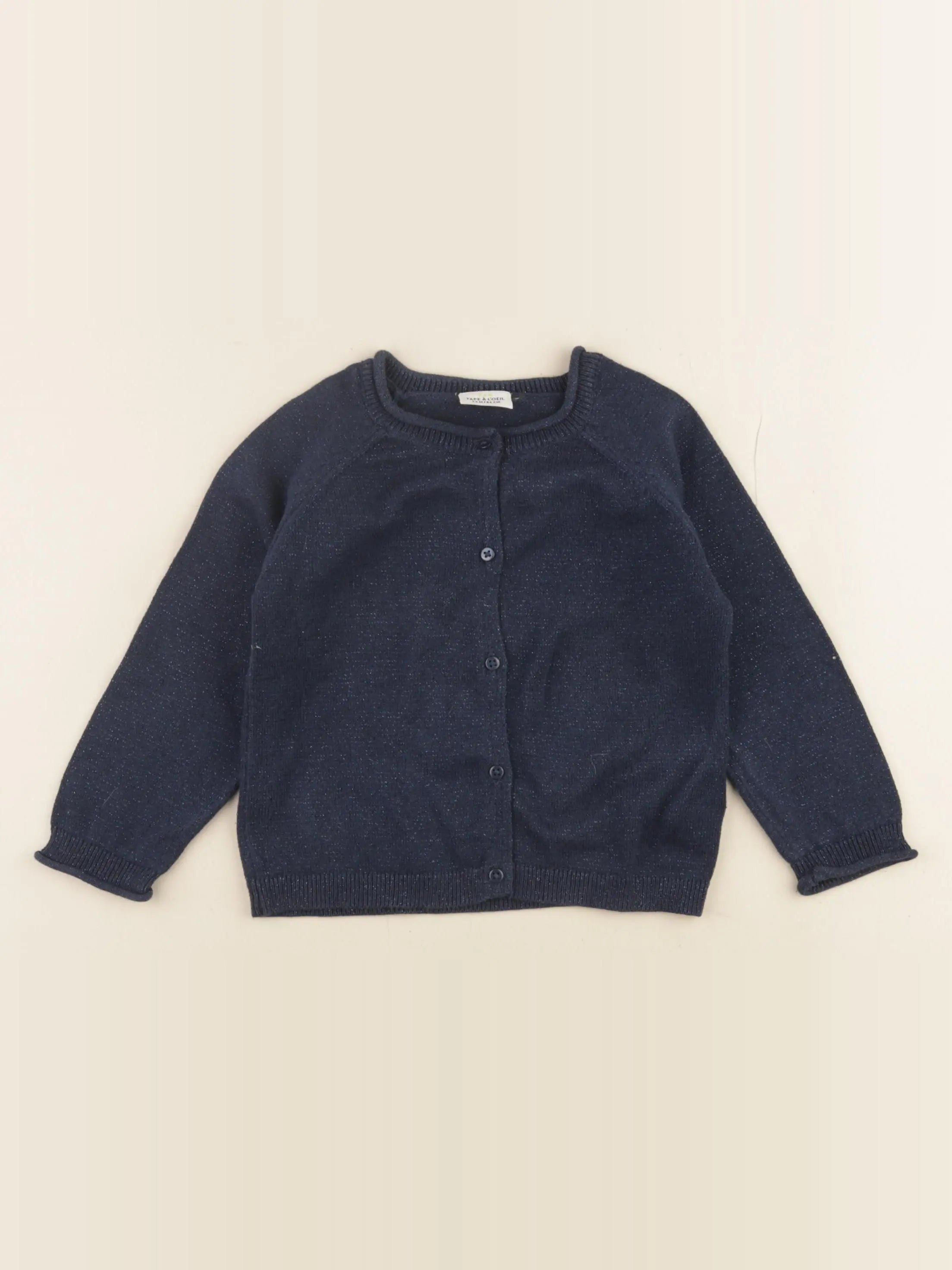 Tape à l'oeil - gilet bleu - 24 mois