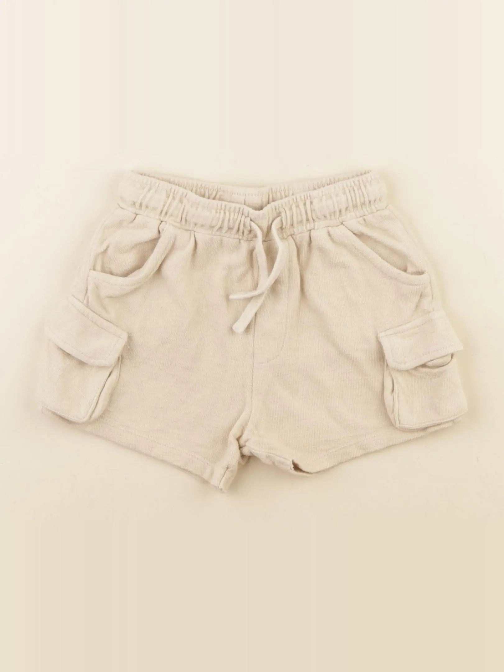 Vertbaudet - short beige - 2 ans