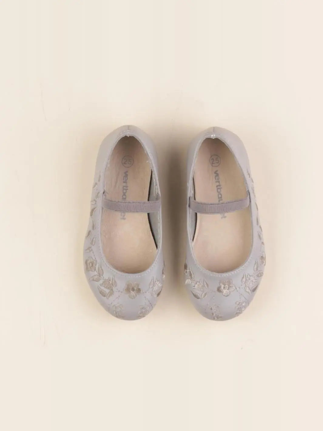 Vertbaudet - ballerines gris - pointure 25
