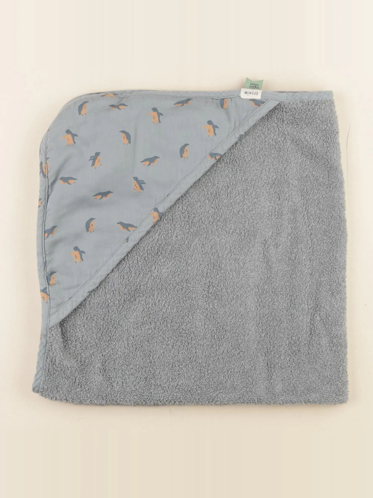 Trixie - cape de bain vert - 1/18 mois