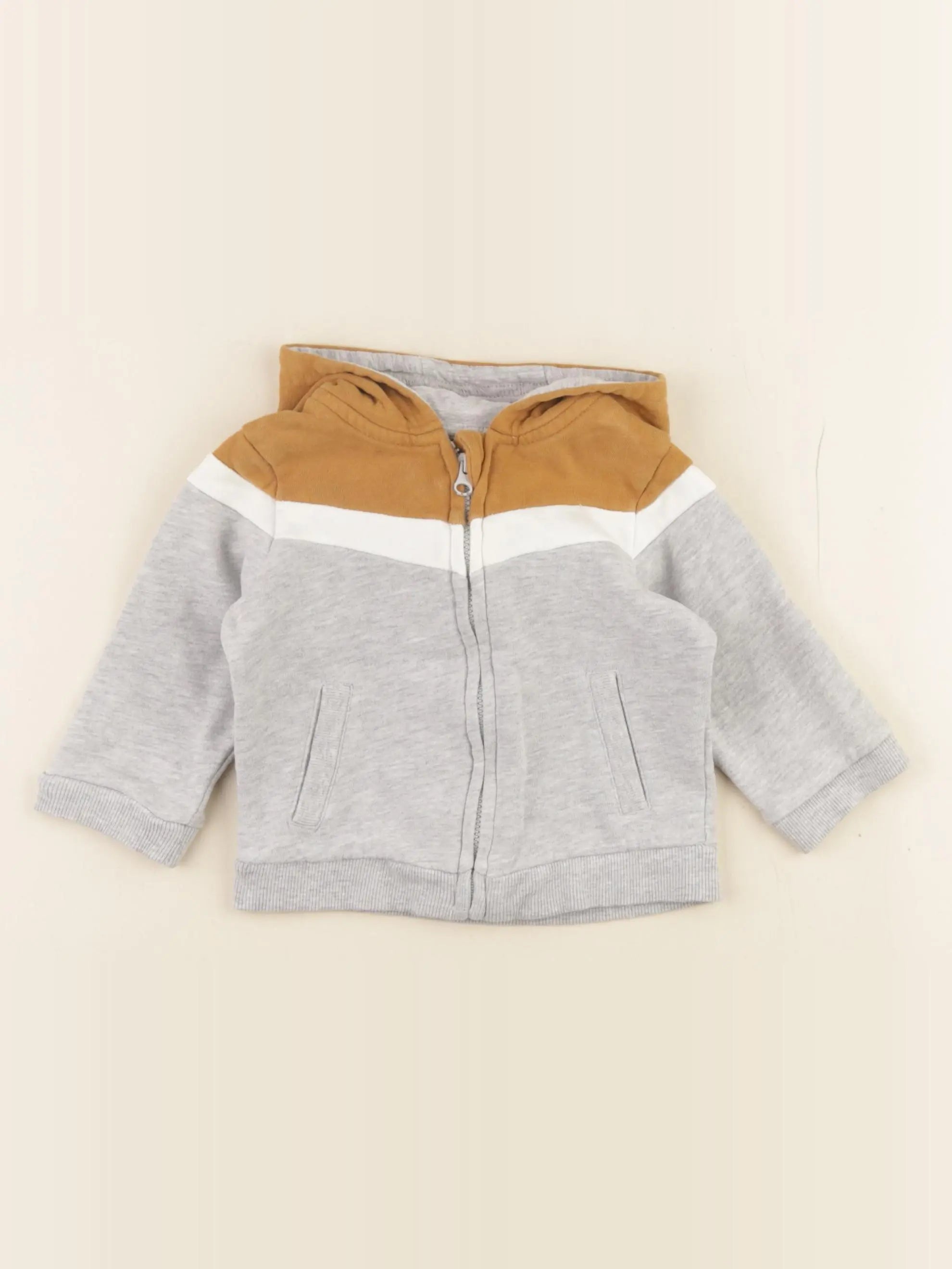 Vertbaudet - sweat multicolore - 9 mois