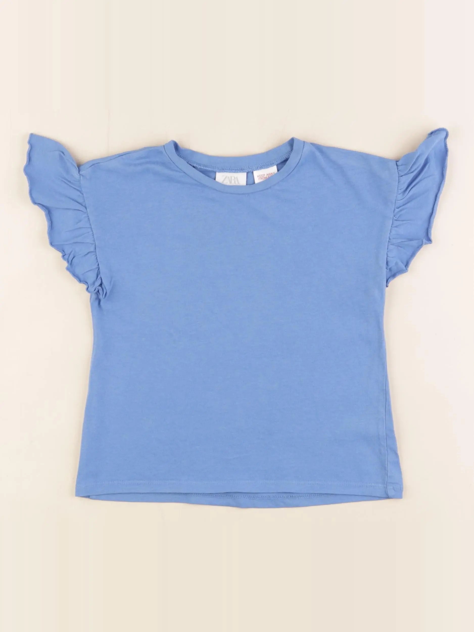 Zara - tee-shirt bleu - 2/3 ans