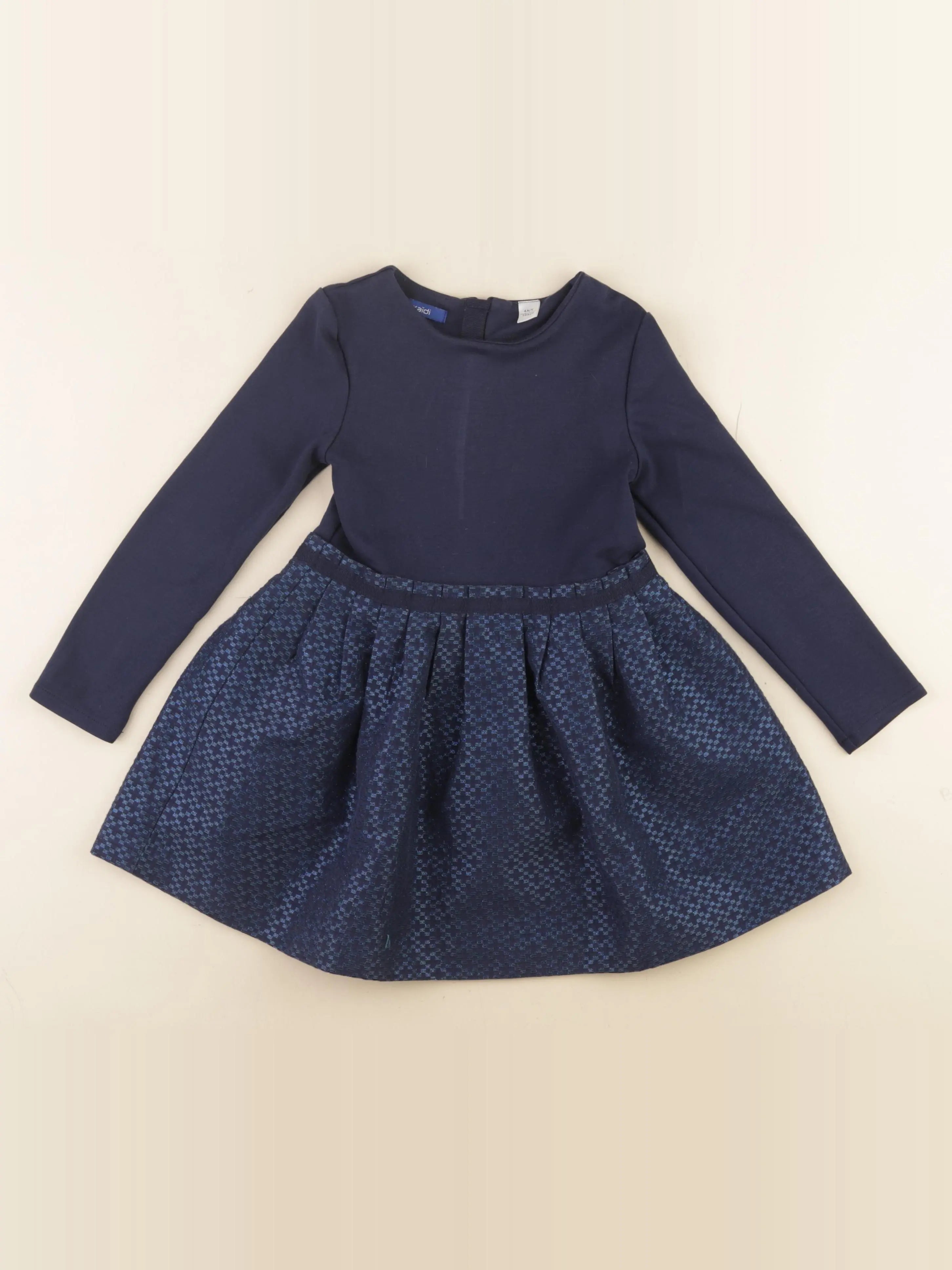 Okaidi - robe bleu - 4 ans