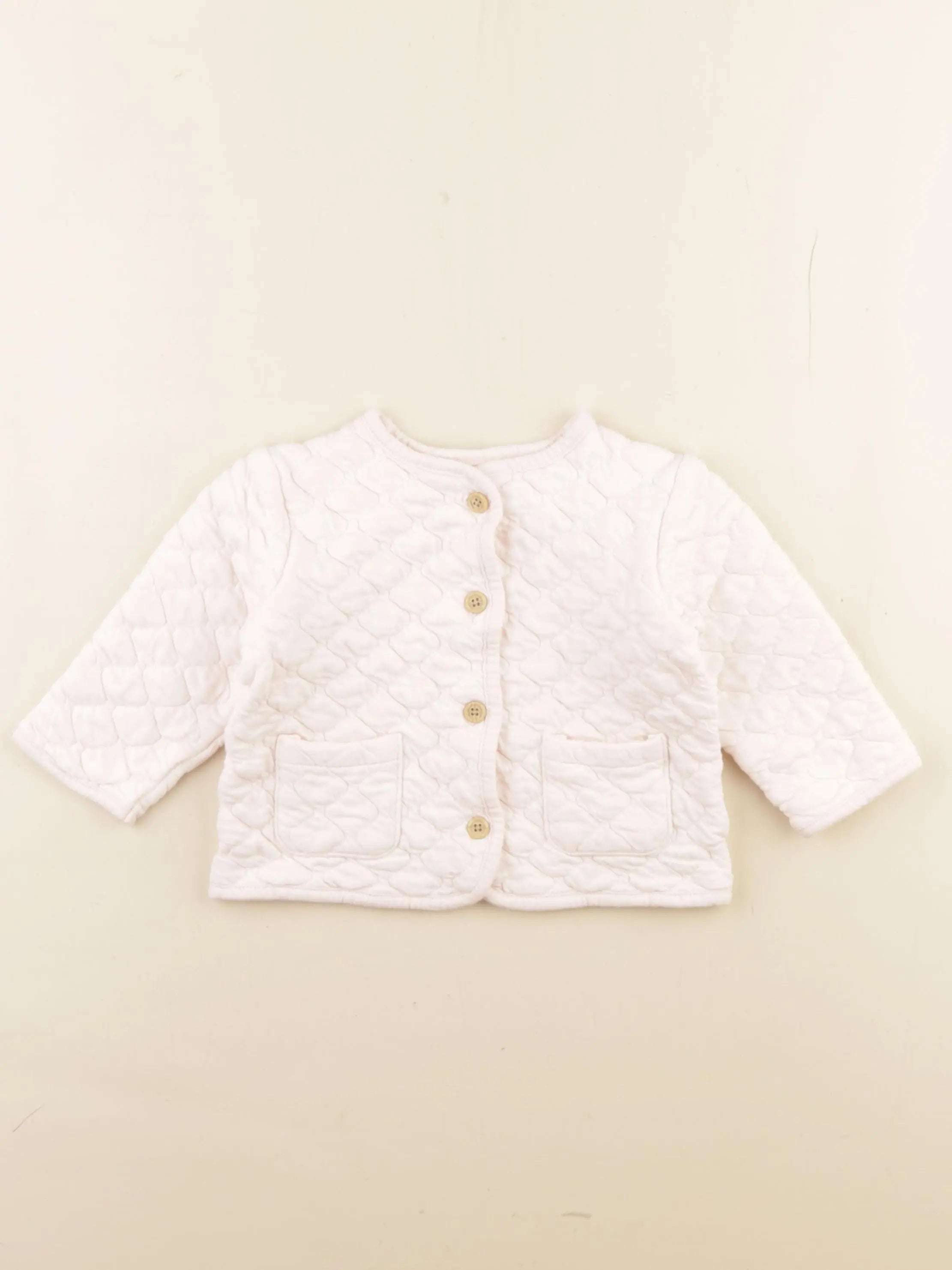 Vertbaudet - sweat rose - 18 mois