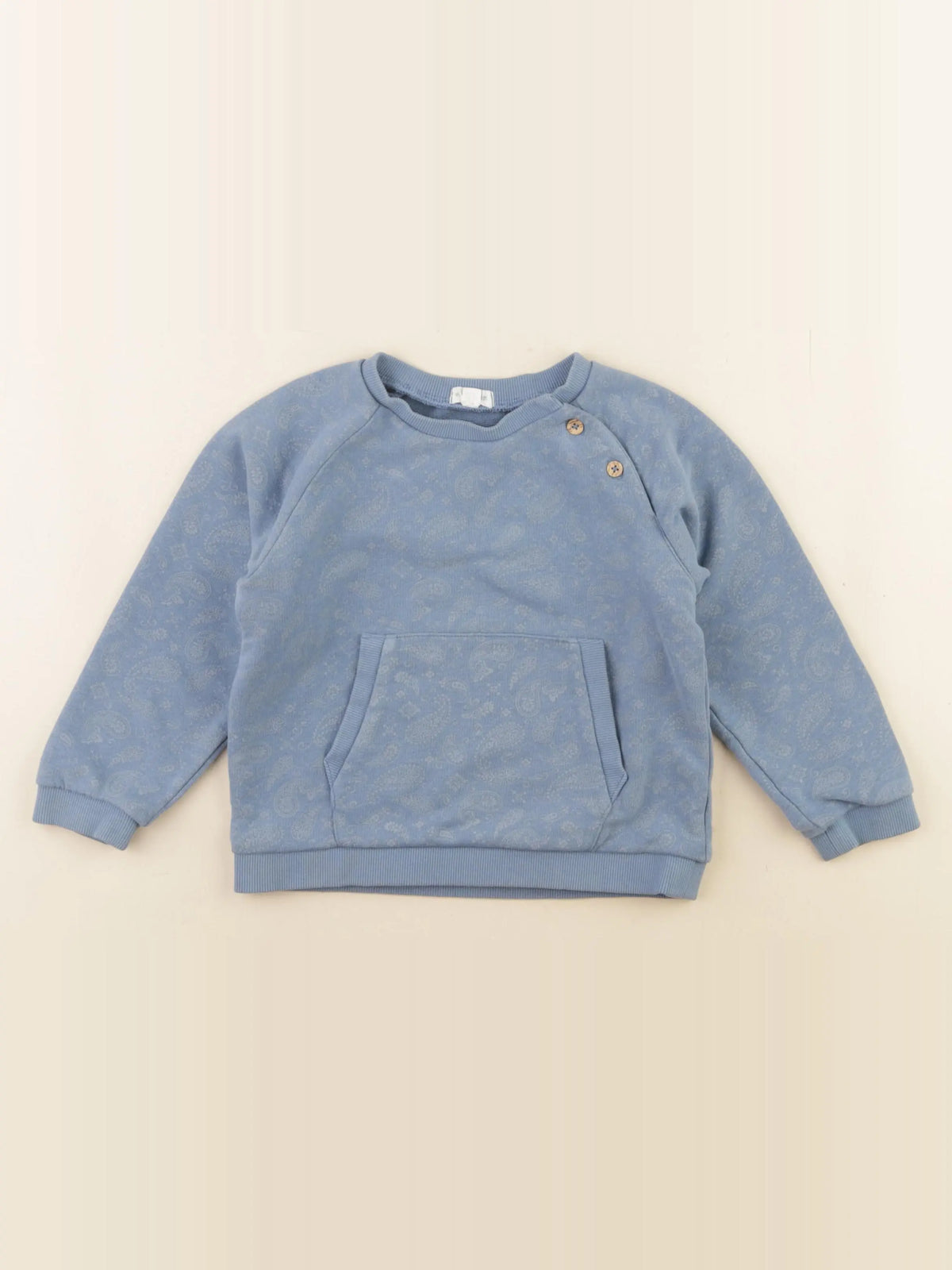 Vertbaudet - sweat bleu - 3 ans