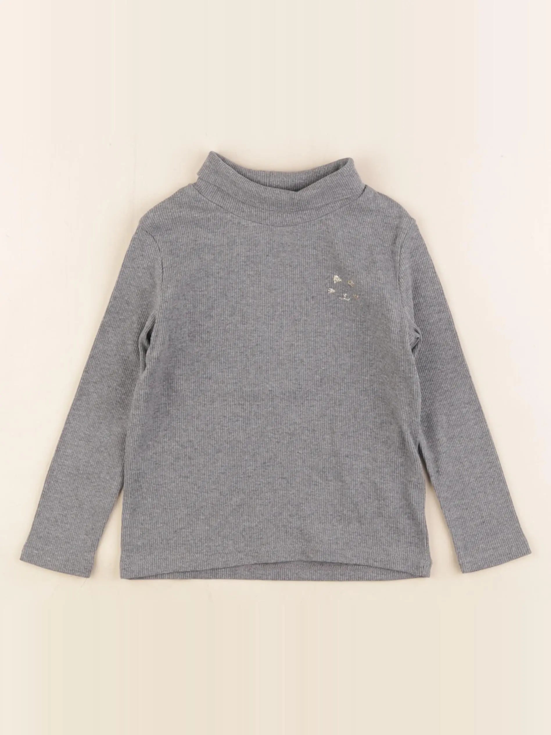 Vertbaudet - sous-pull gris - 3 ans