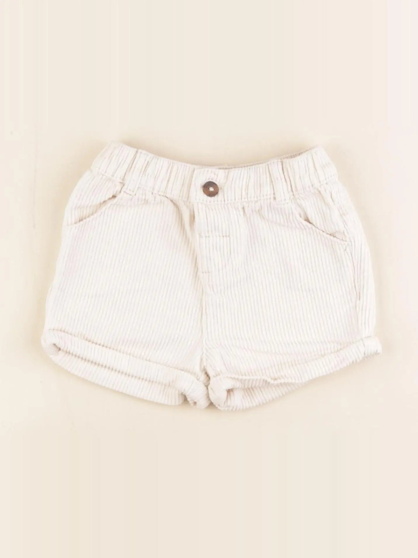 Vertbaudet - short blanc - 9 mois