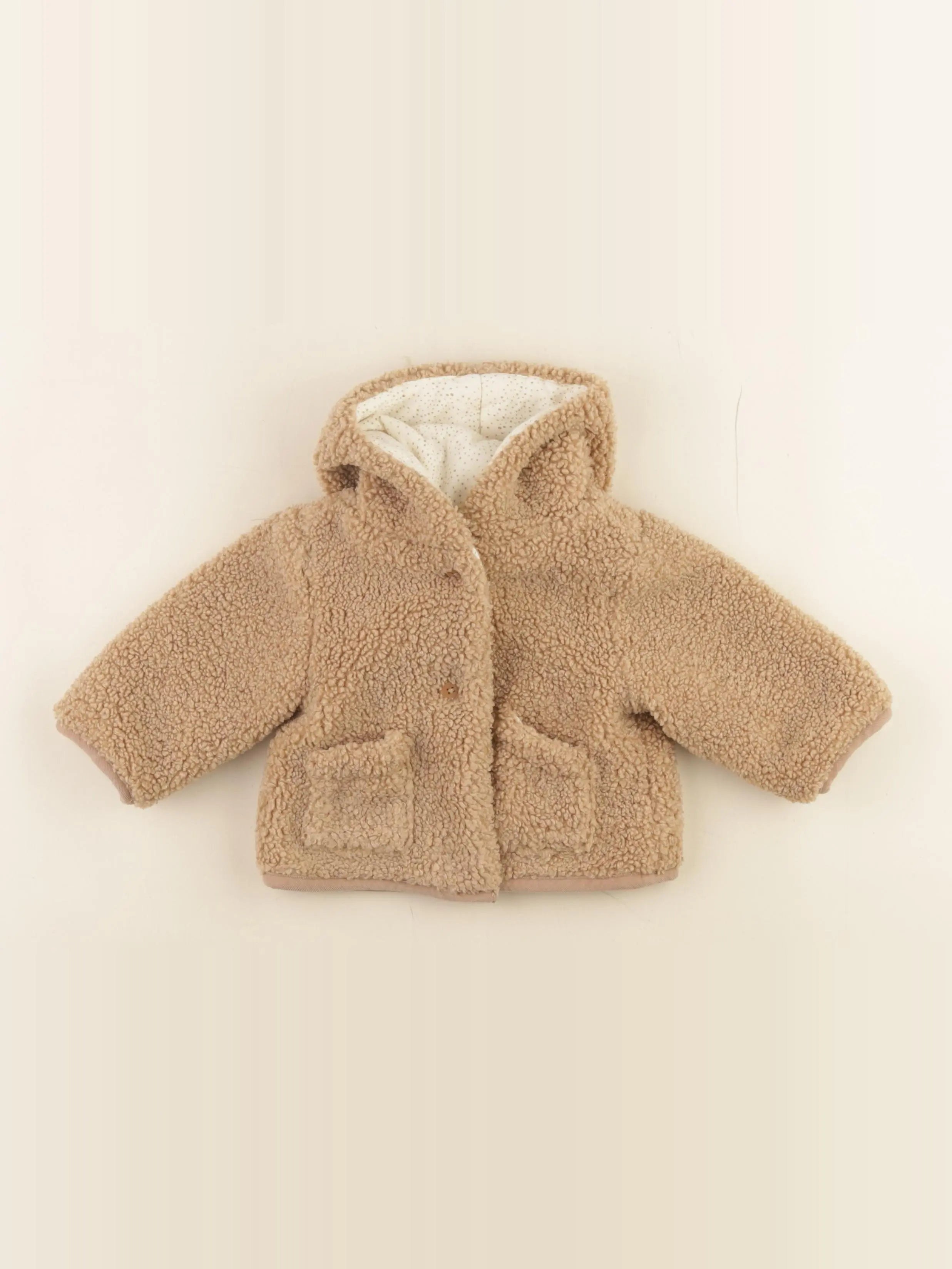 Zara - veste marron - 1/3 mois