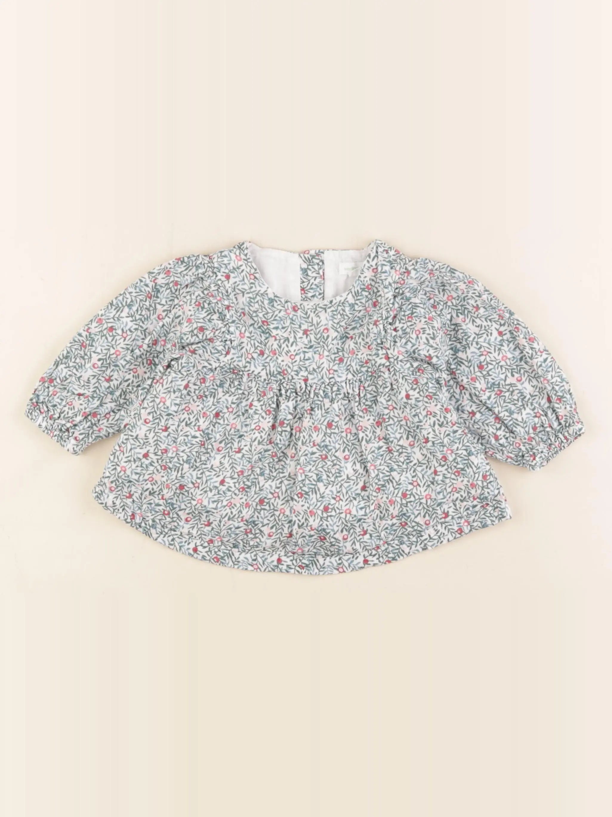 Vertbaudet - blouse multicolore - 6 mois