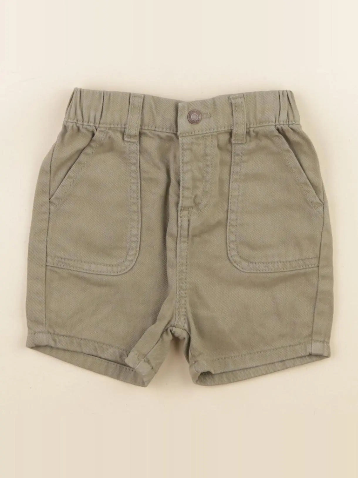 Vertbaudet - short vert - 9 mois