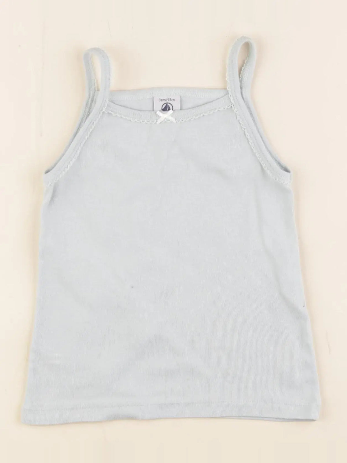 Petit Bateau - maillot de corps vert - 3 ans