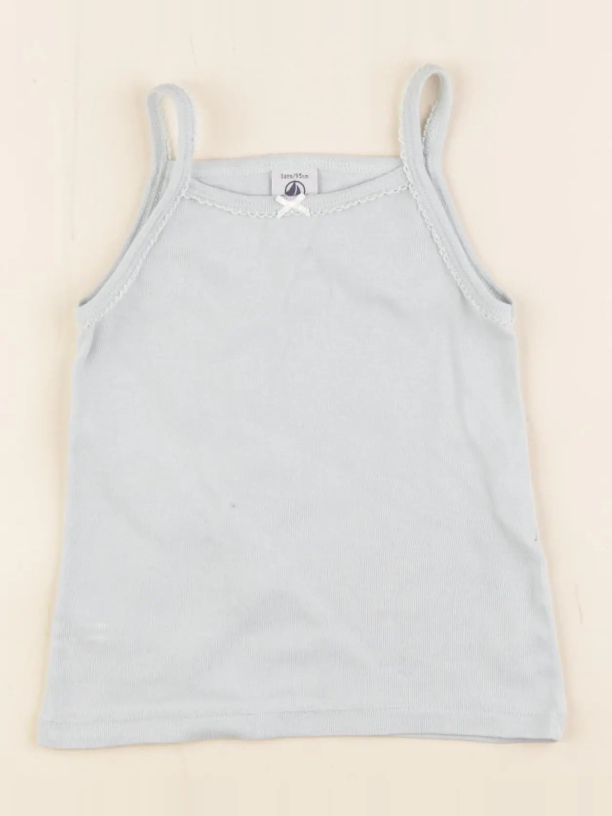 Petit Bateau - maillot de corps vert - 3 ans