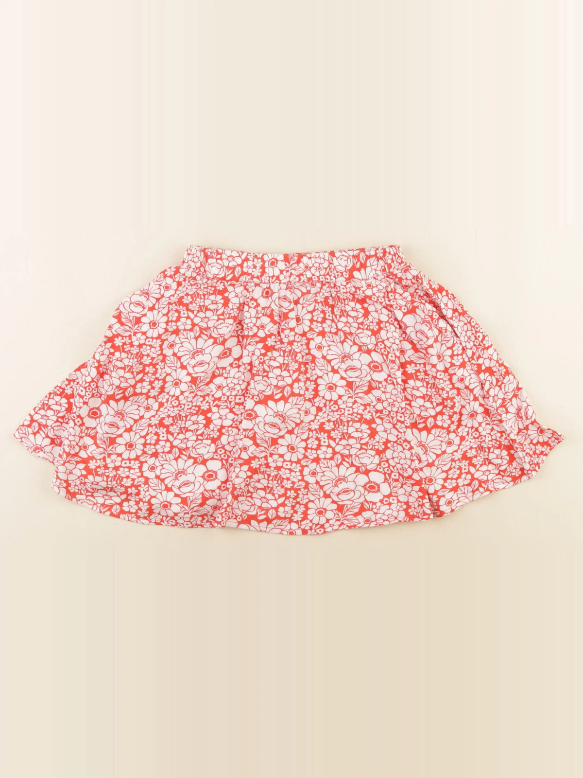 Monoprix - jupe rouge - 5 ans