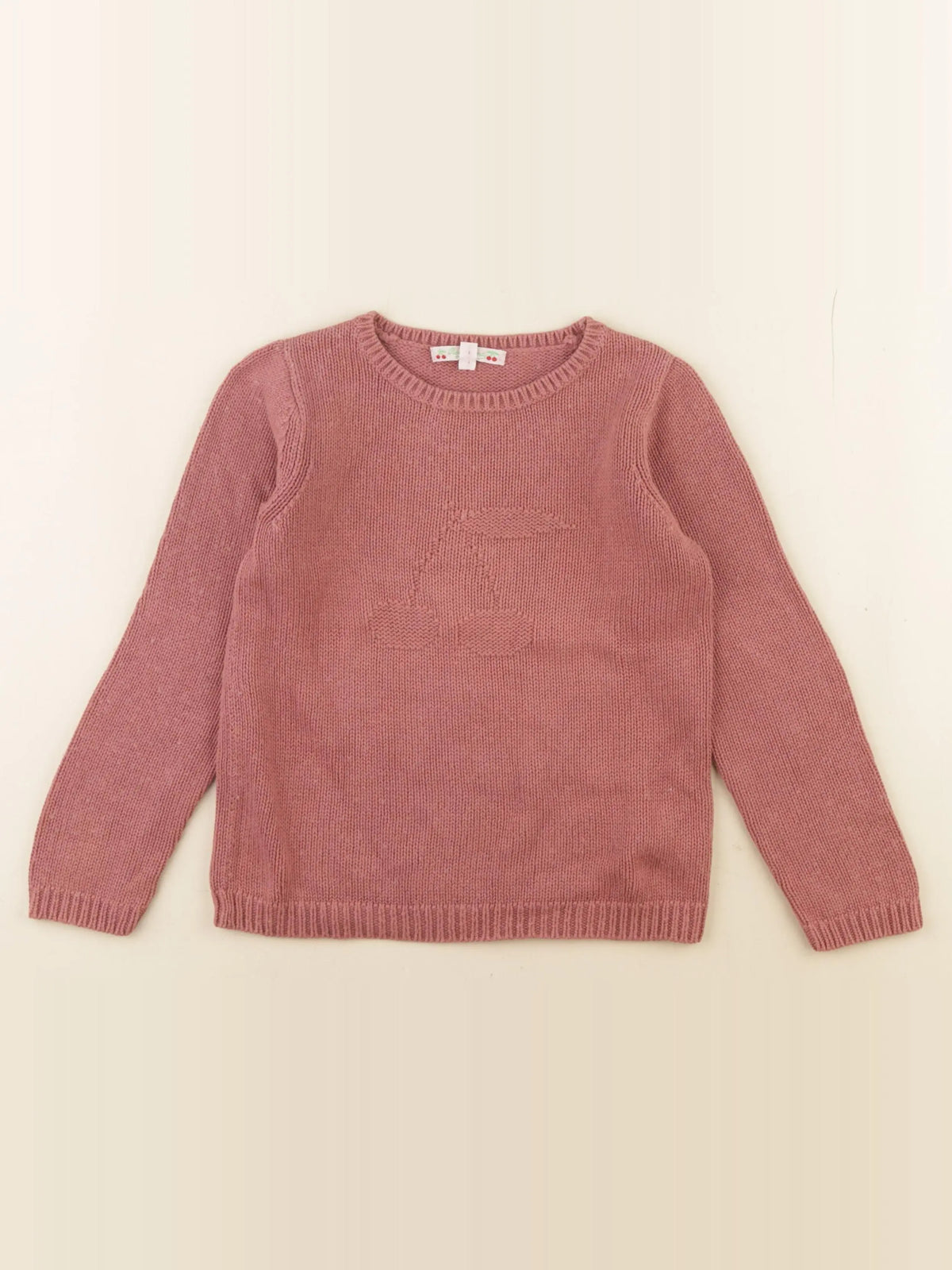 Bonpoint - pull rose - 8 ans