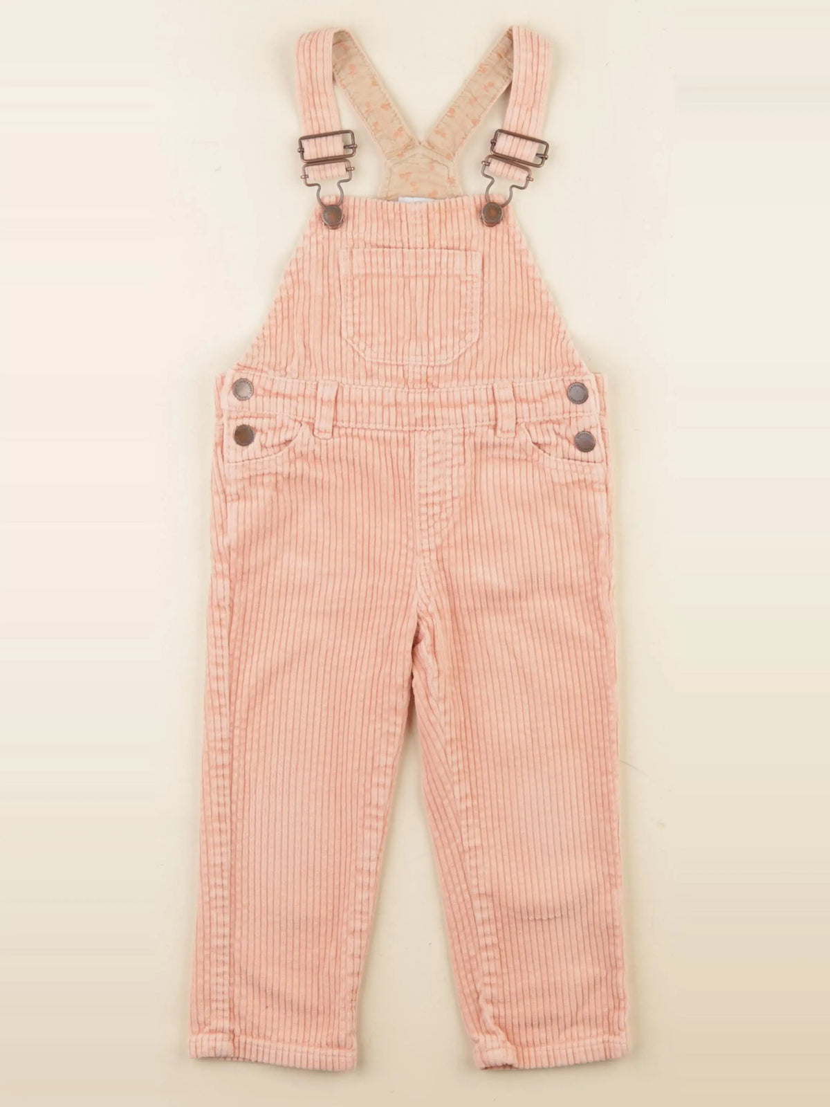 Vertbaudet - salopette orange - 3 ans