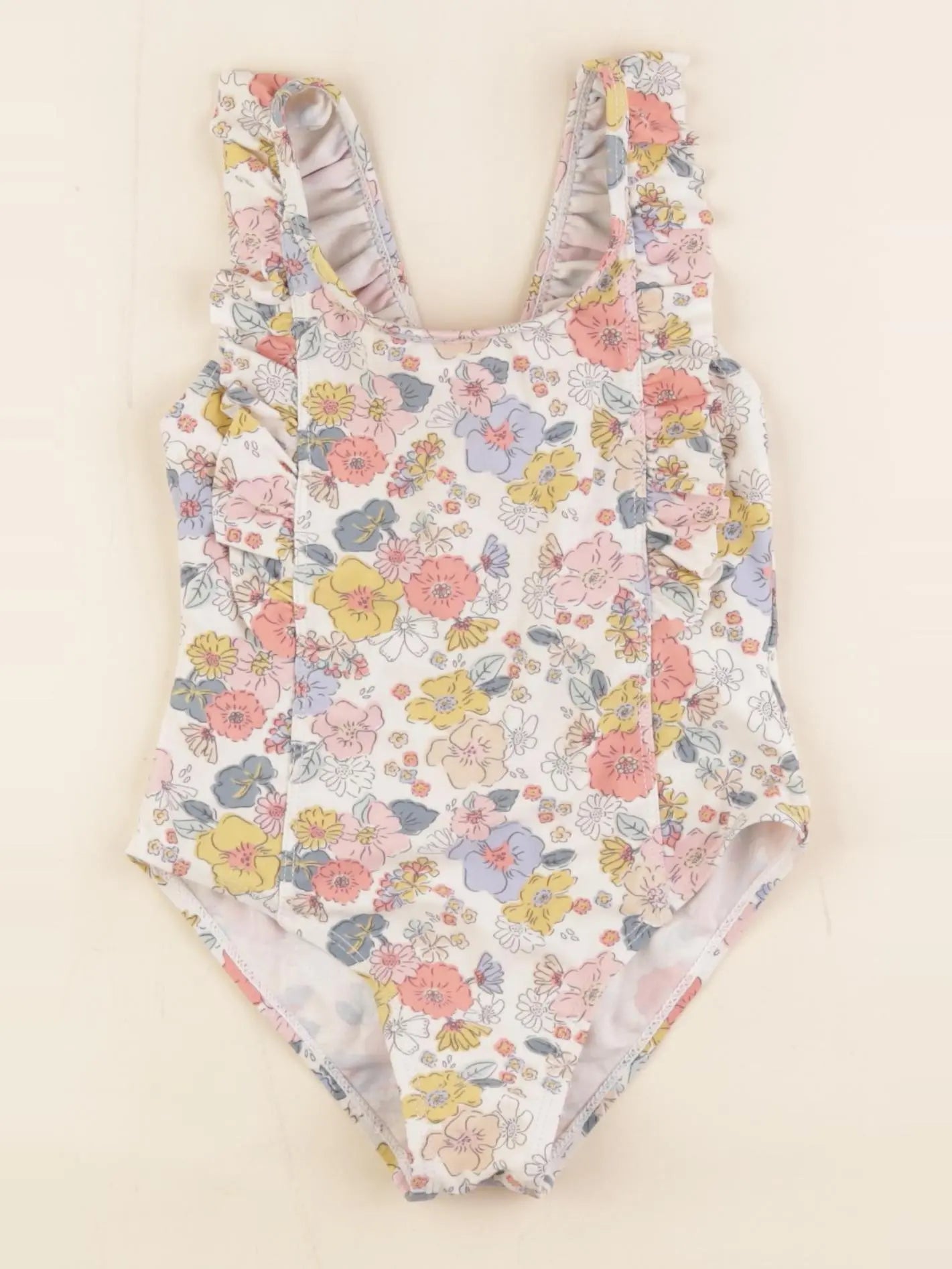 Vertbaudet - maillot de bain multicolore - 4 ans