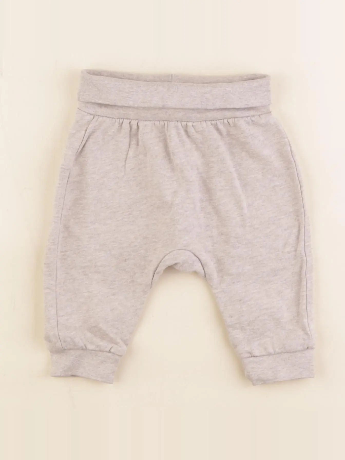 H&M - sarouel beige - 2/4 mois