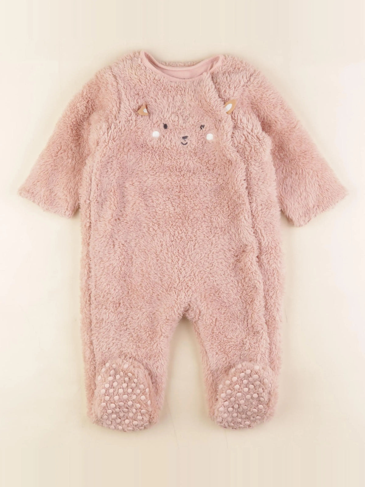 Vertbaudet - sur-pyjama rose - 12 mois