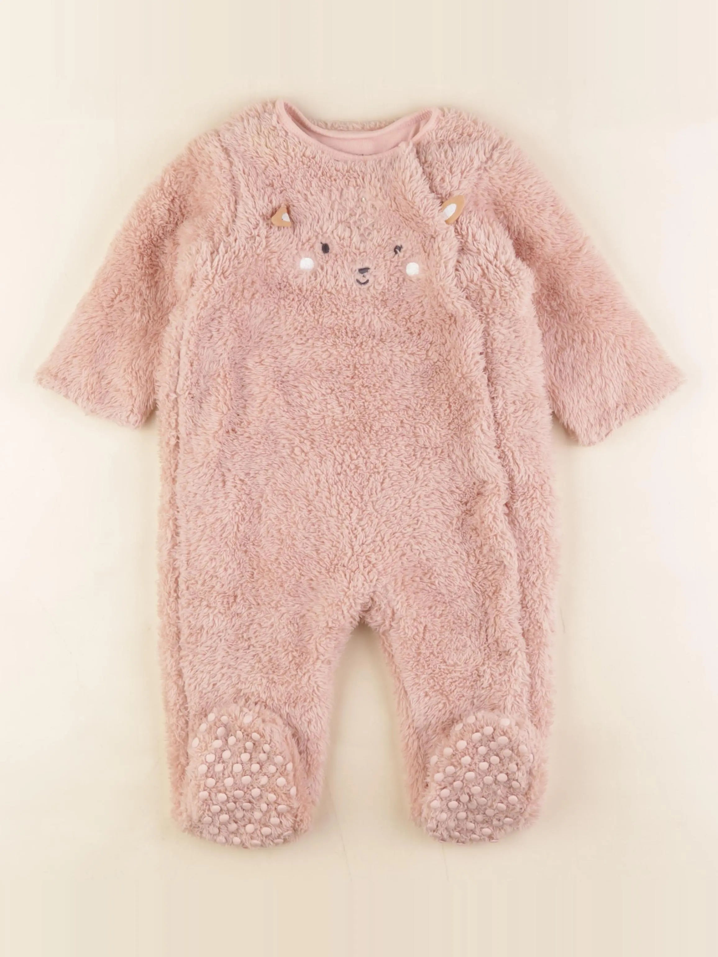 Vertbaudet - sur-pyjama rose - 12 mois