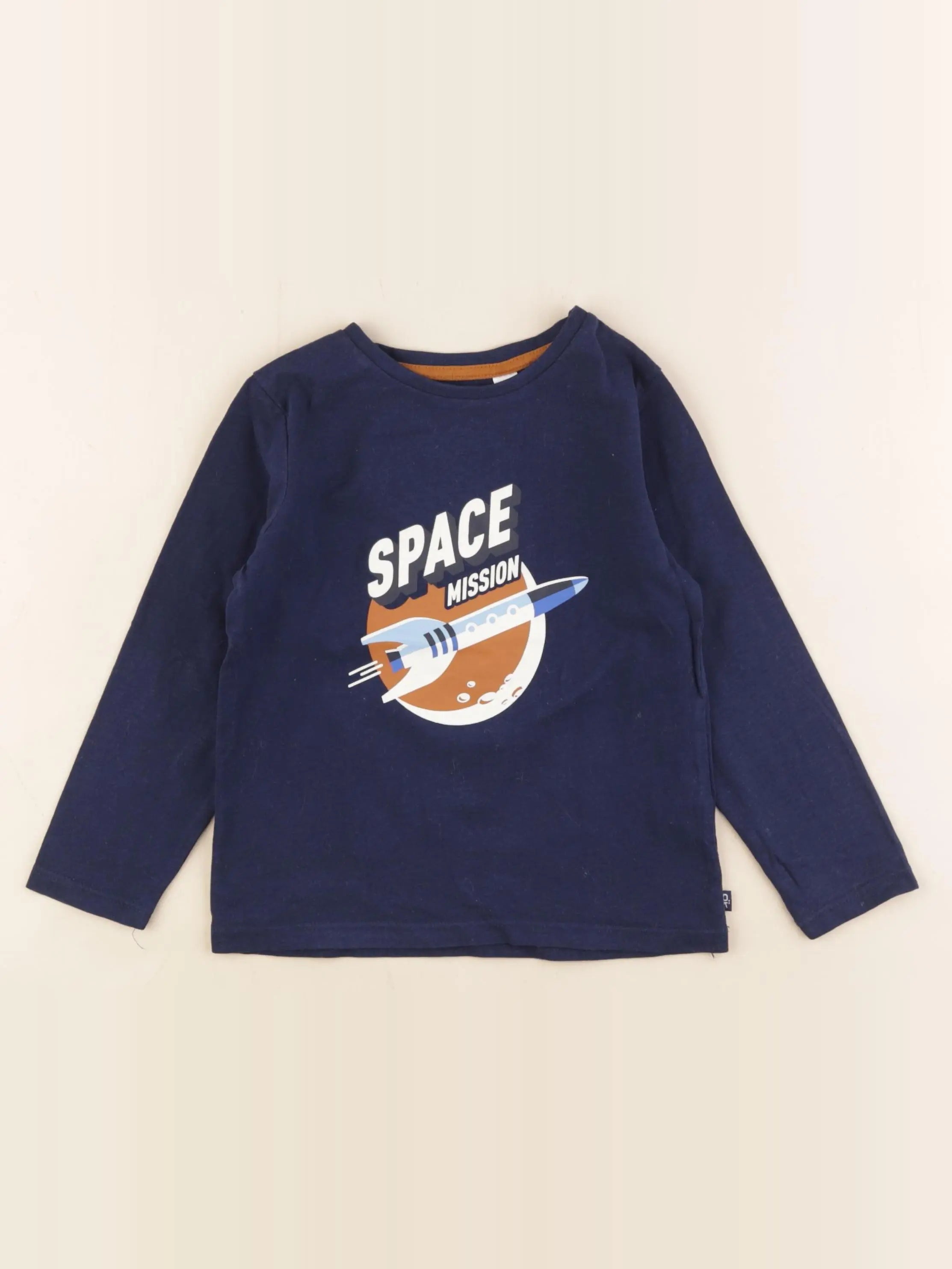 Okaidi - tee-shirt bleu - 3 ans