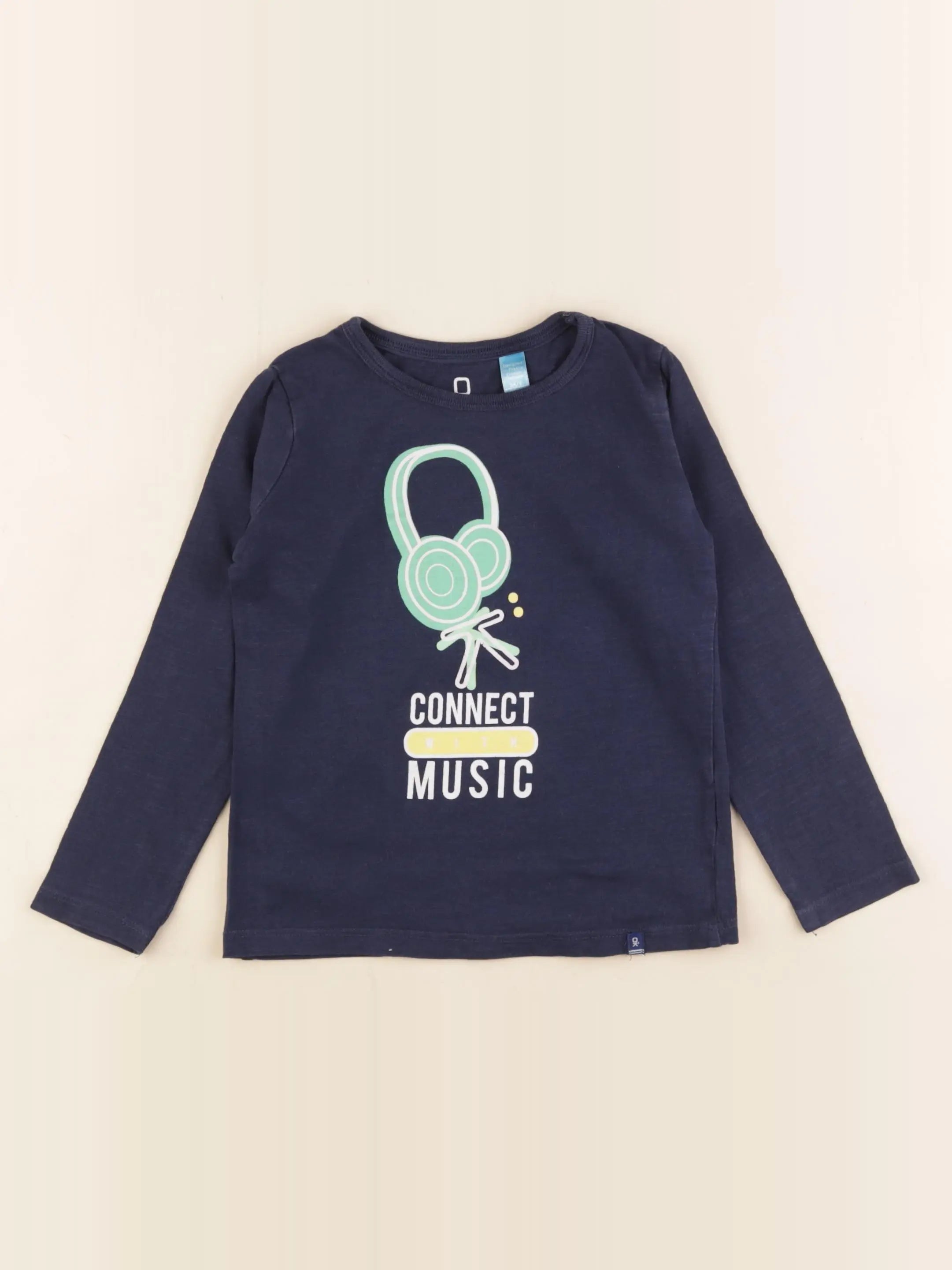 Okaidi - tee-shirt bleu - 3 ans