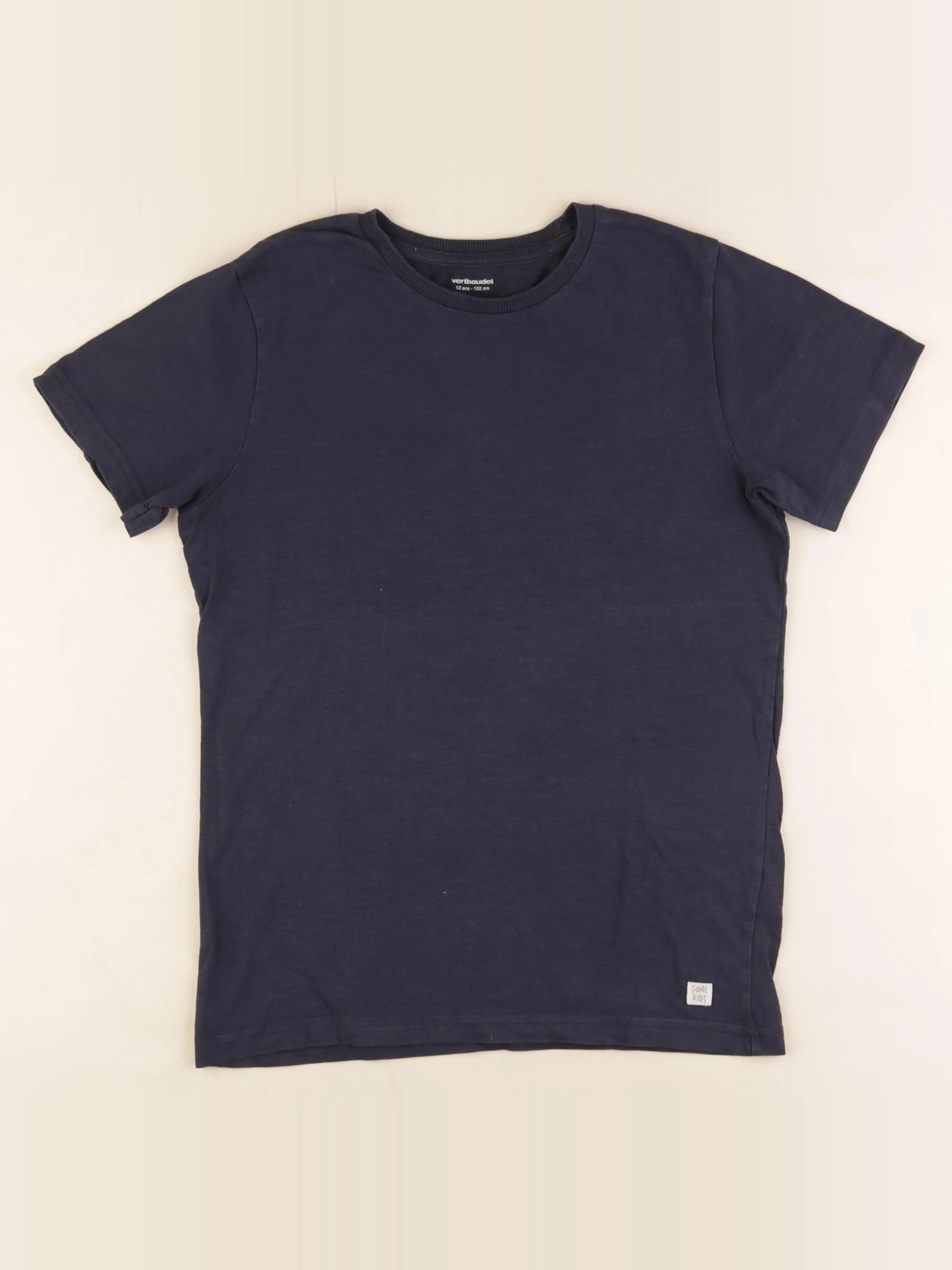 Vertbaudet - tee-shirt bleu - 12 ans
