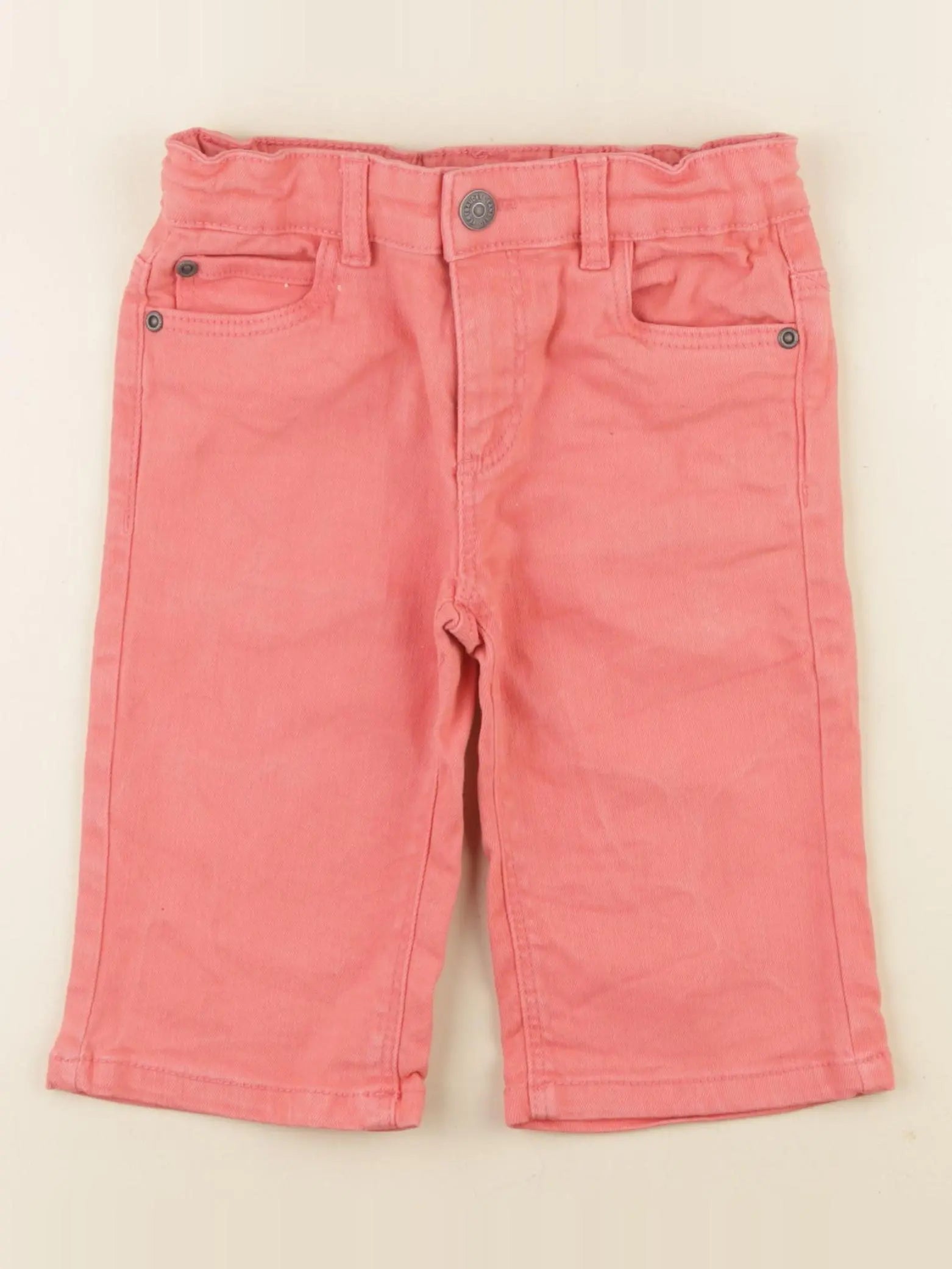 Vertbaudet - short orange - 6 ans