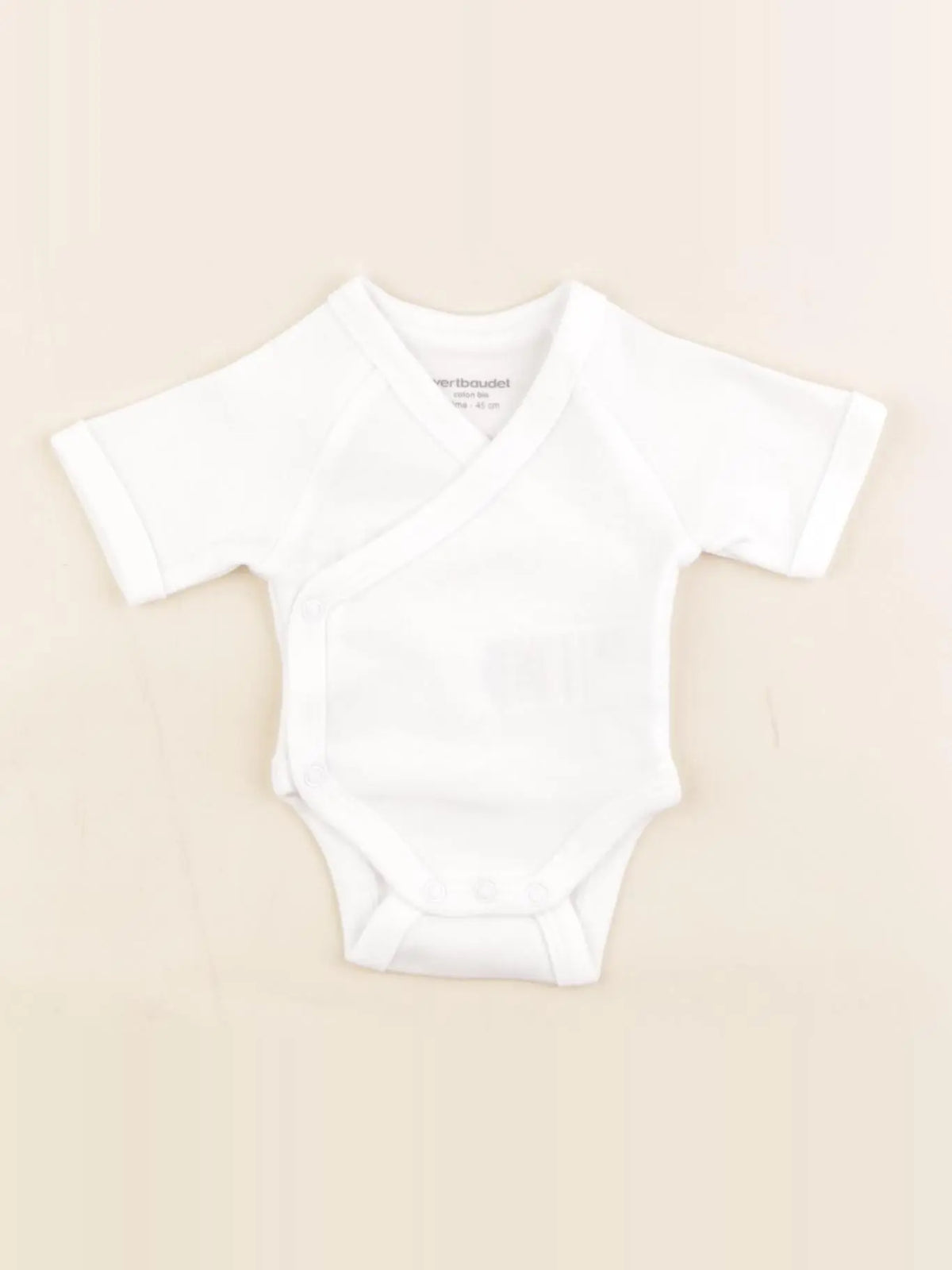 Vertbaudet - body coton blanc - Prématuré