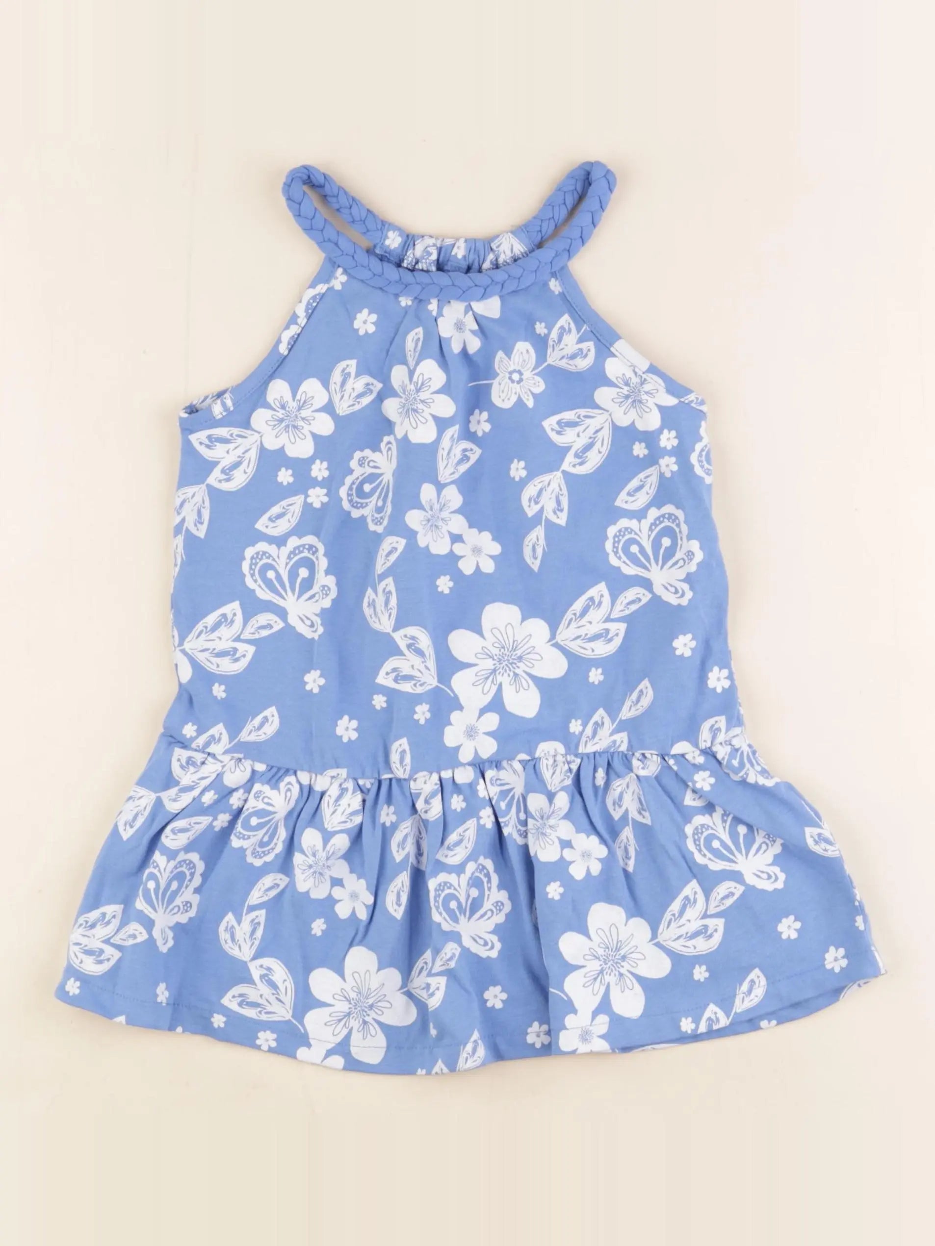 Vertbaudet - robe bleu - 4 ans