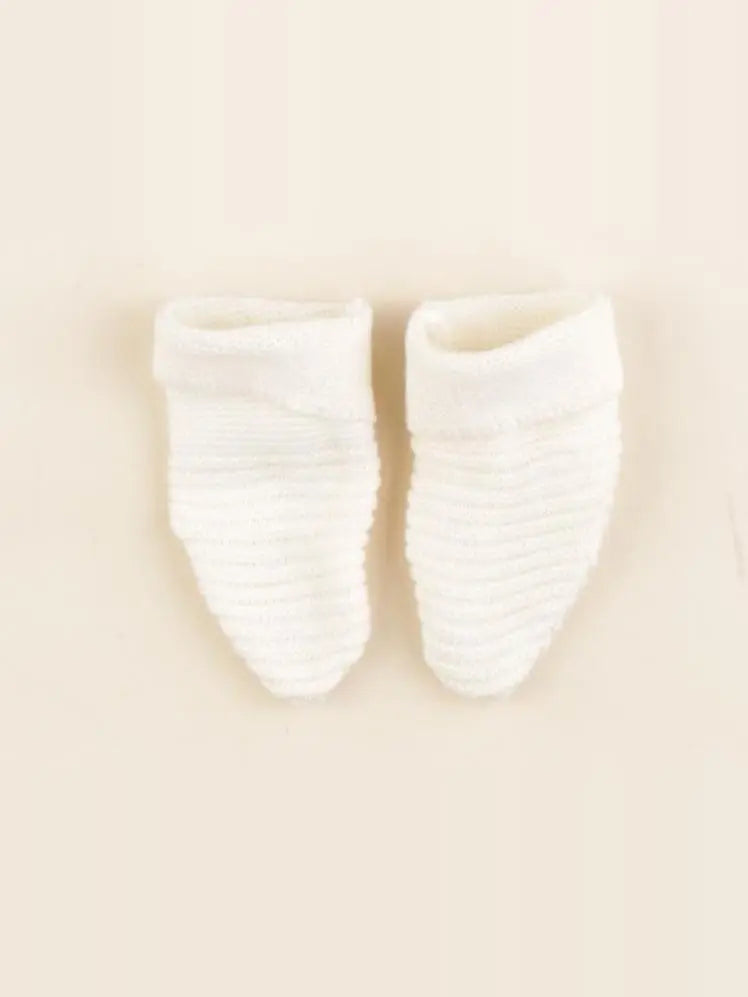 Vertbaudet - moufles beige - 0/1 mois