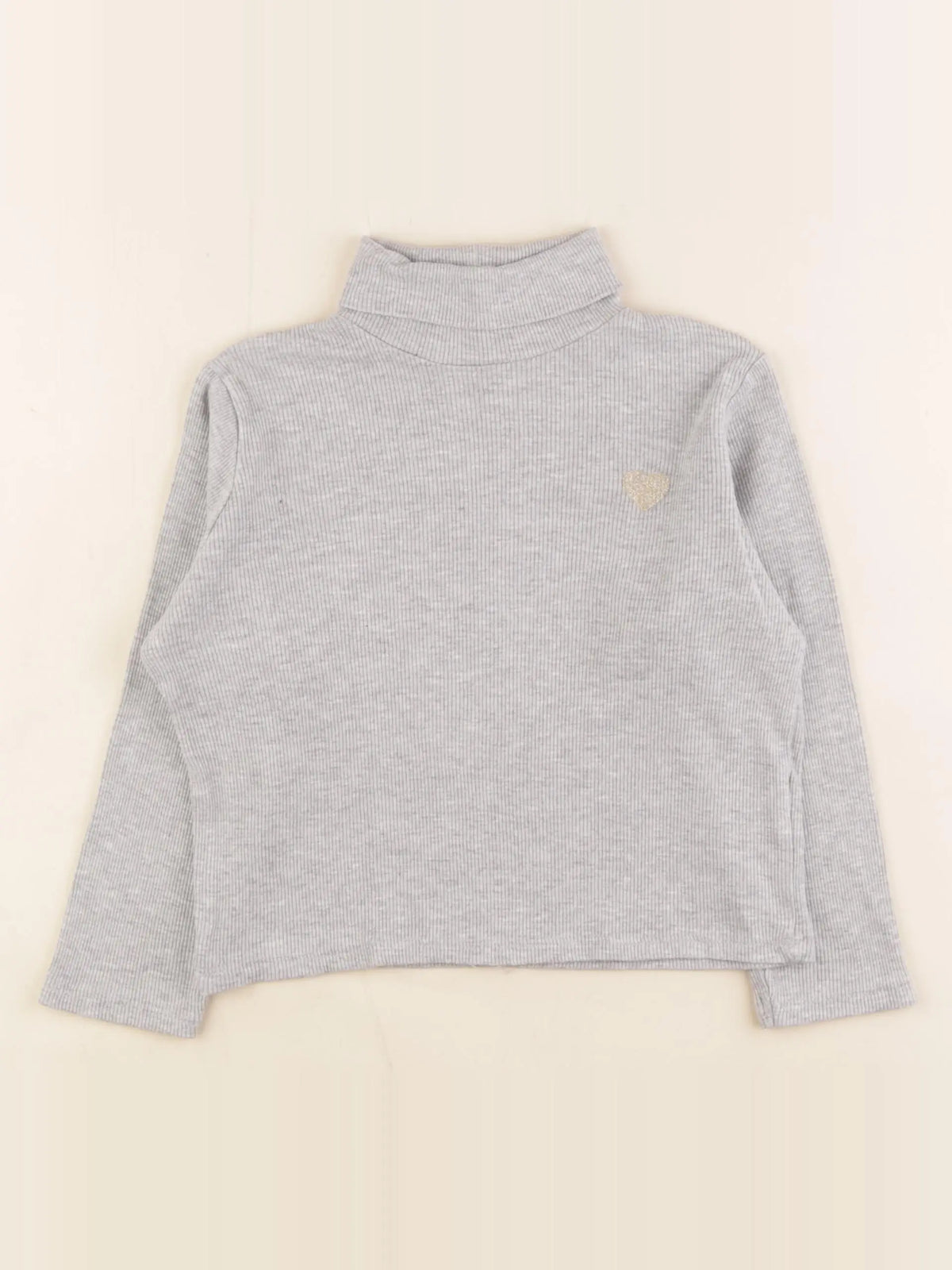 Vertbaudet - sous-pull gris - 6 ans
