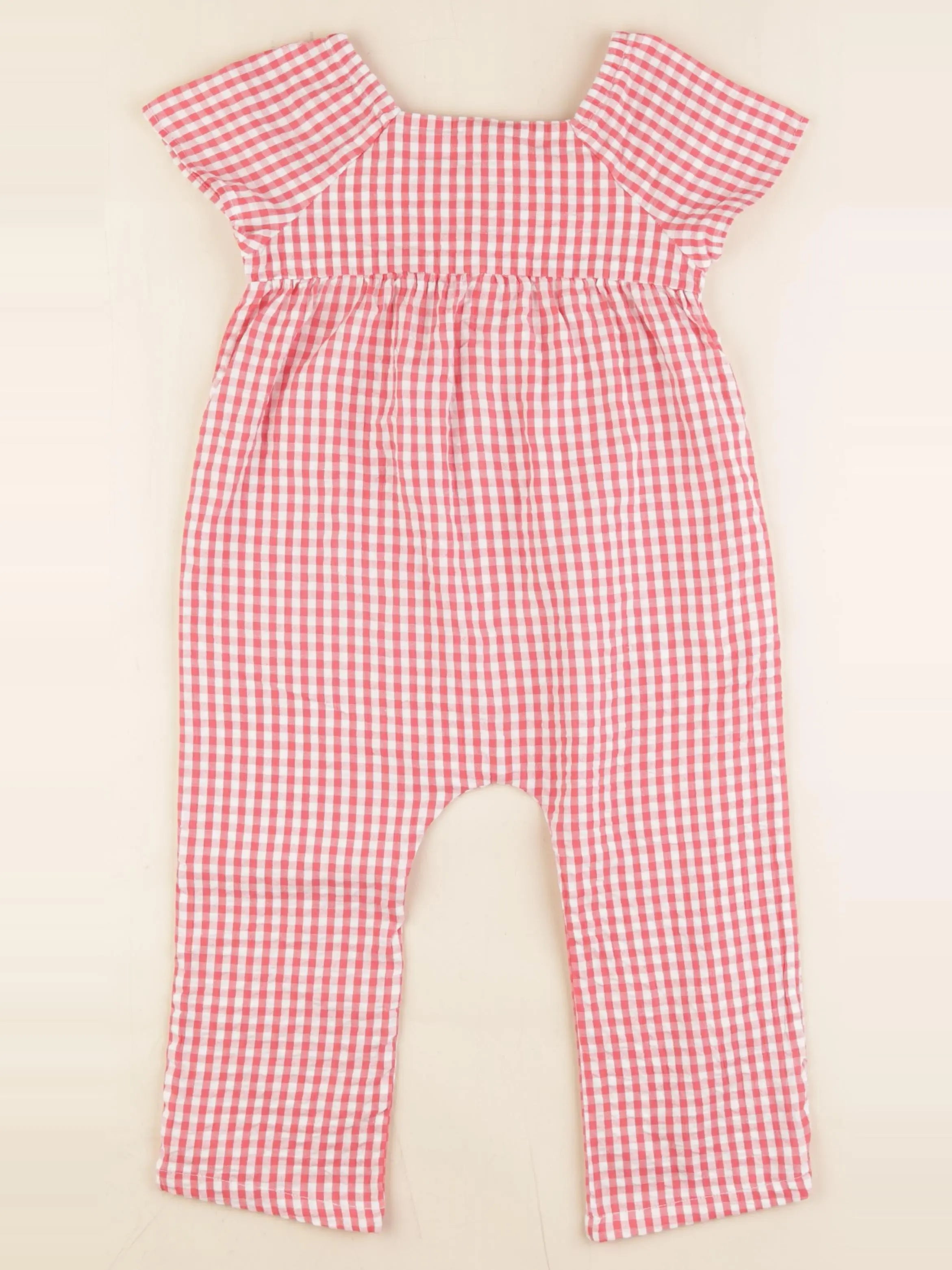 Vertbaudet - combinaison rouge - 3 ans