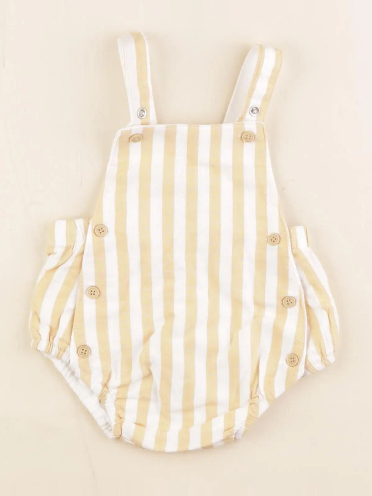 Vertbaudet - salopette doublé jaune - 3 mois