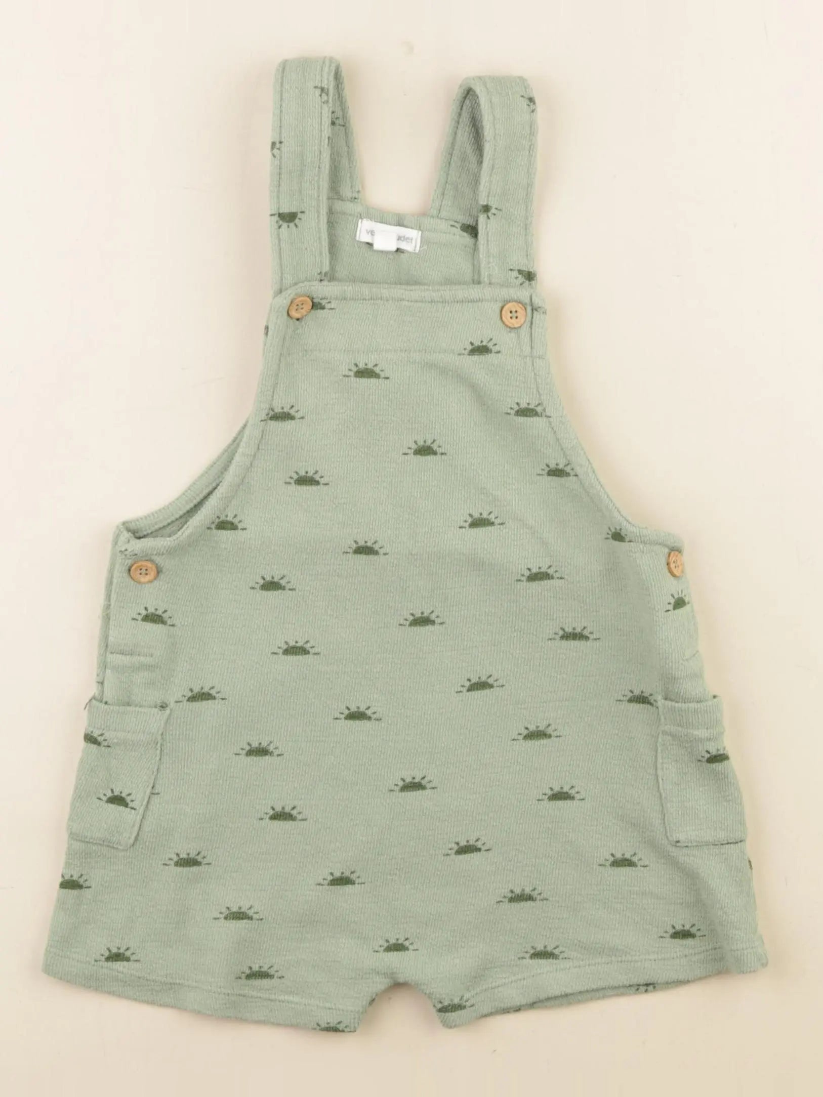 Vertbaudet - salopette vert - 2 ans