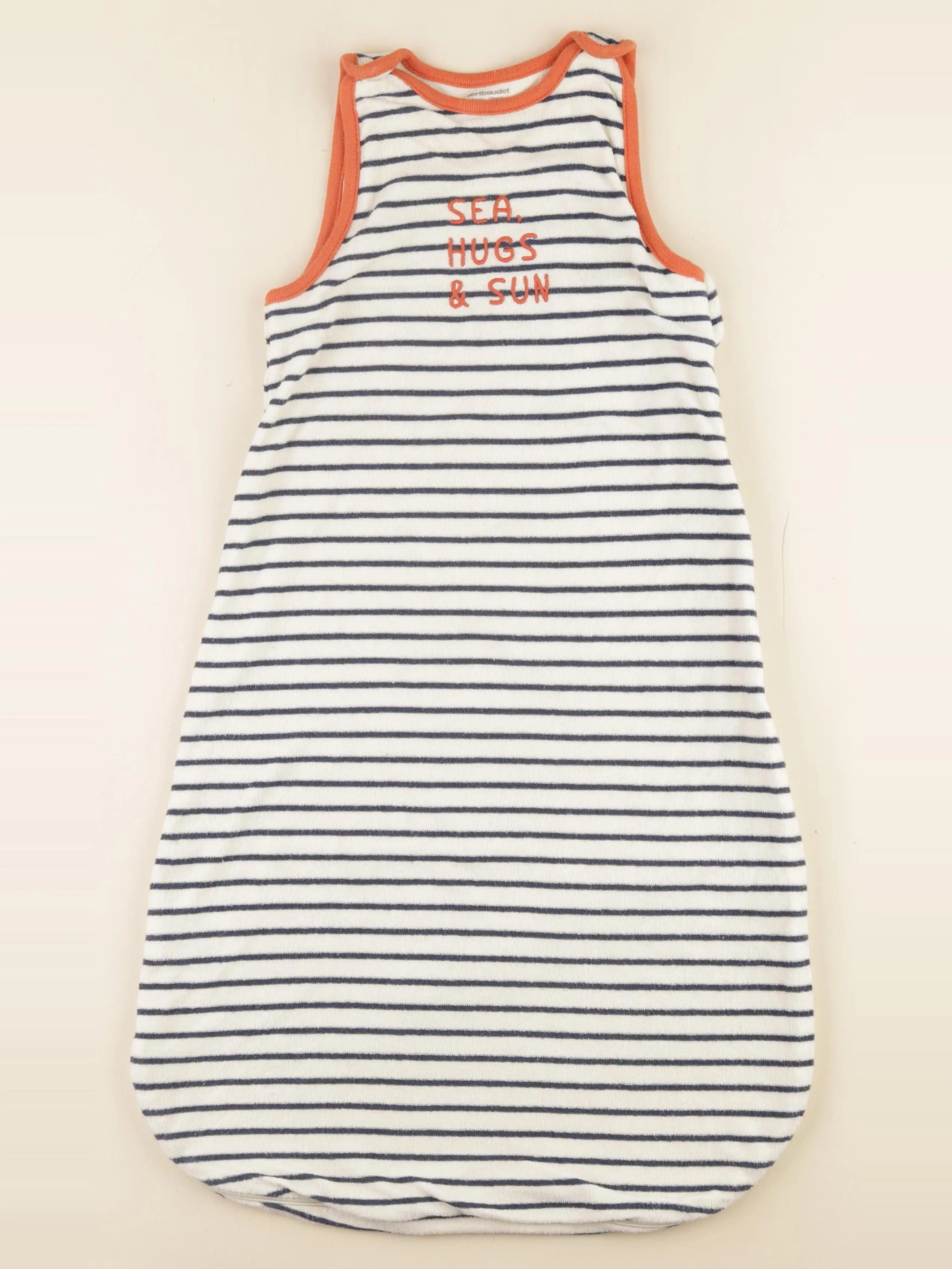 Vertbaudet - gigoteuse TOG 1 blanc, bleu - 6/18 mois