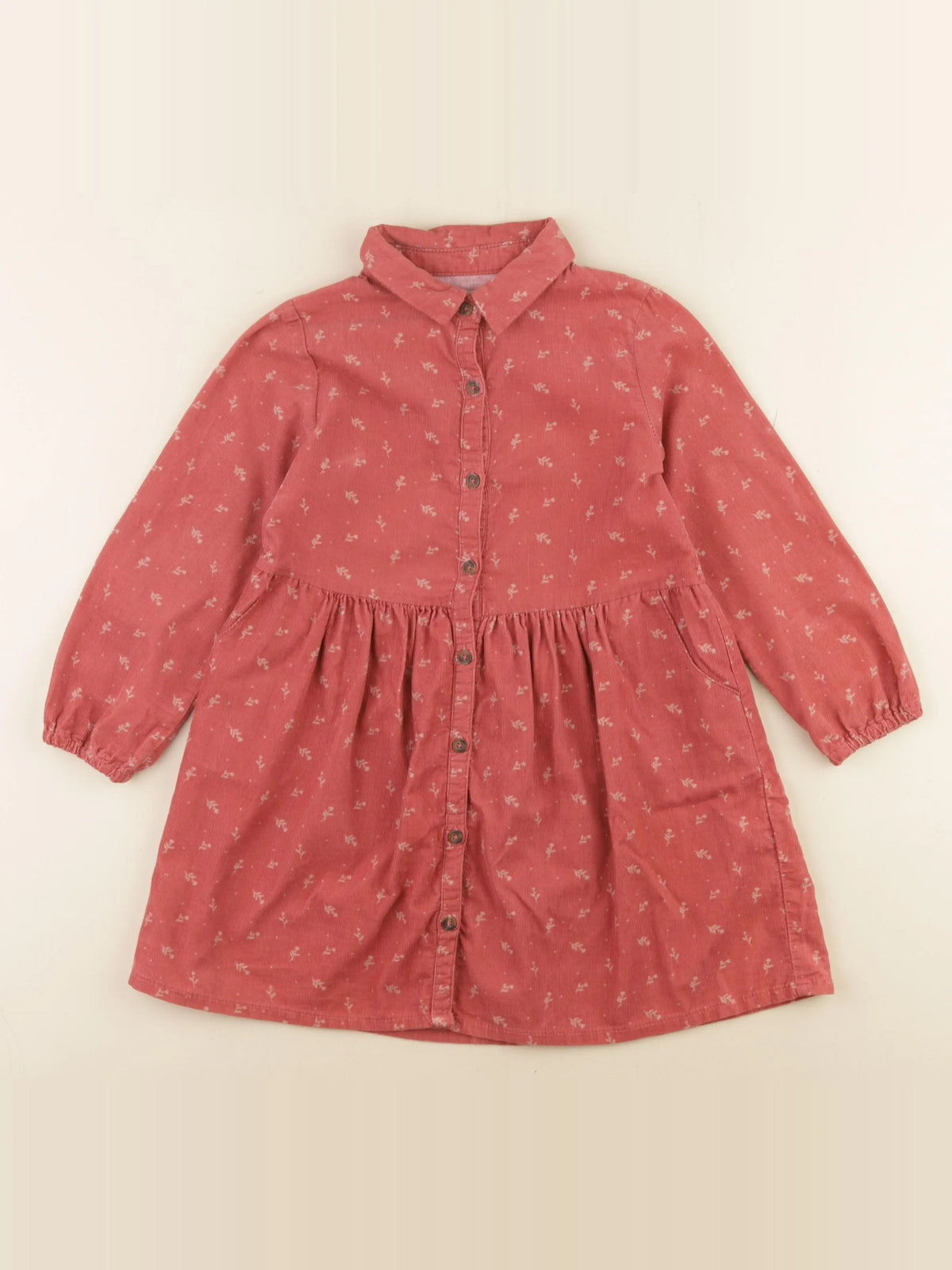 Vertbaudet - robe rouge - 5 ans