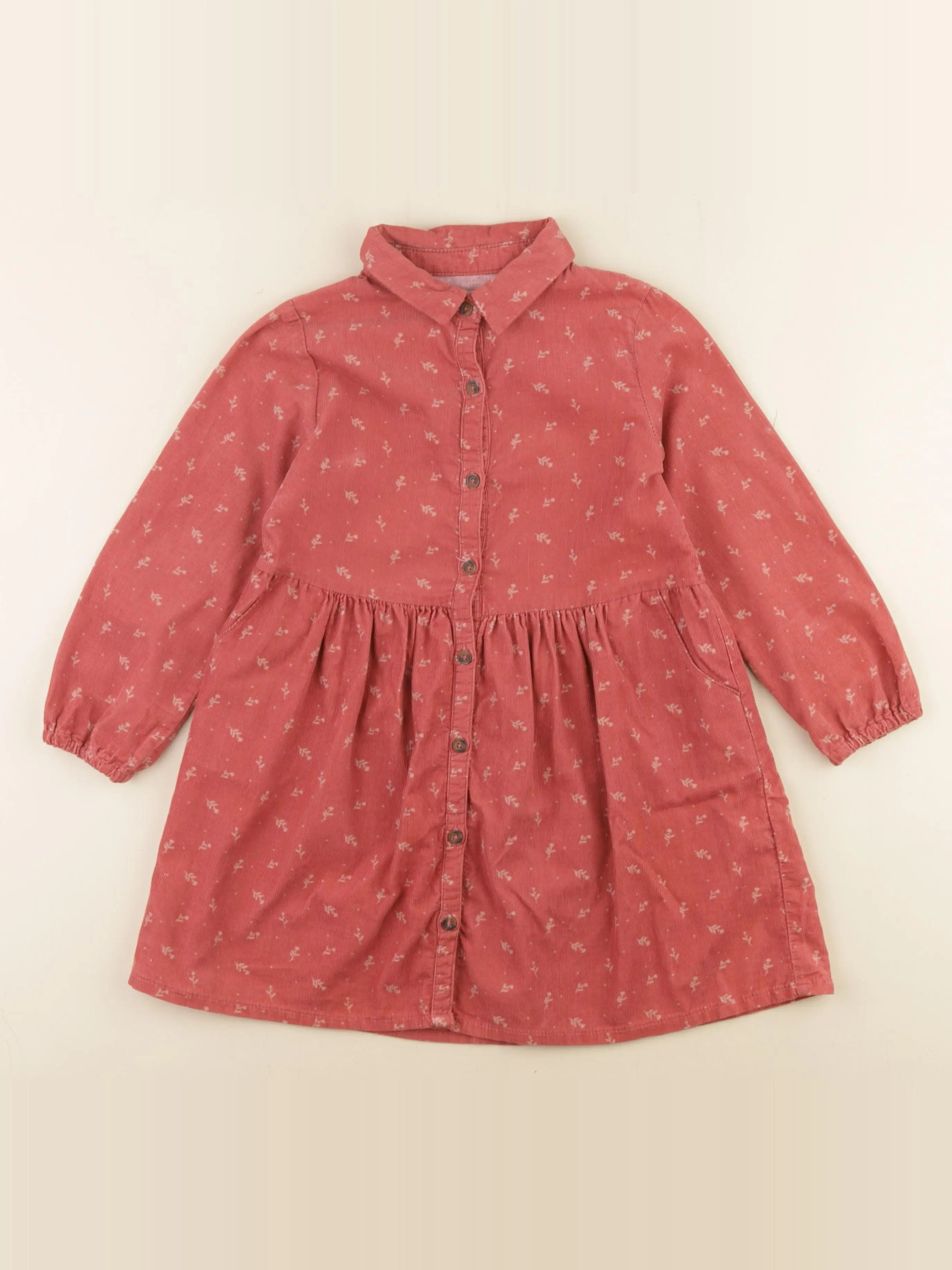 Vertbaudet - robe rouge - 5 ans