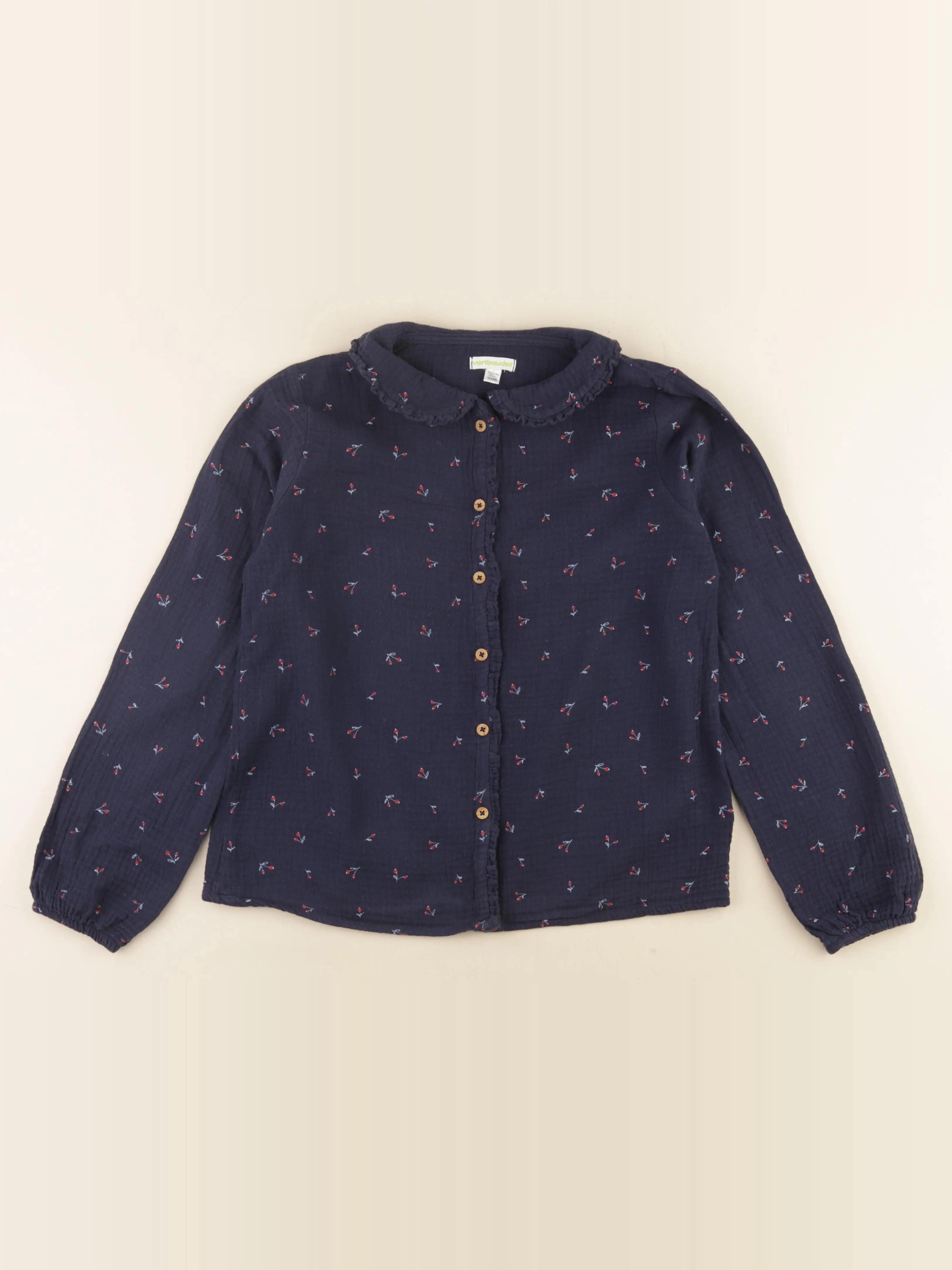 Vertbaudet - blouse bleu - 12 ans