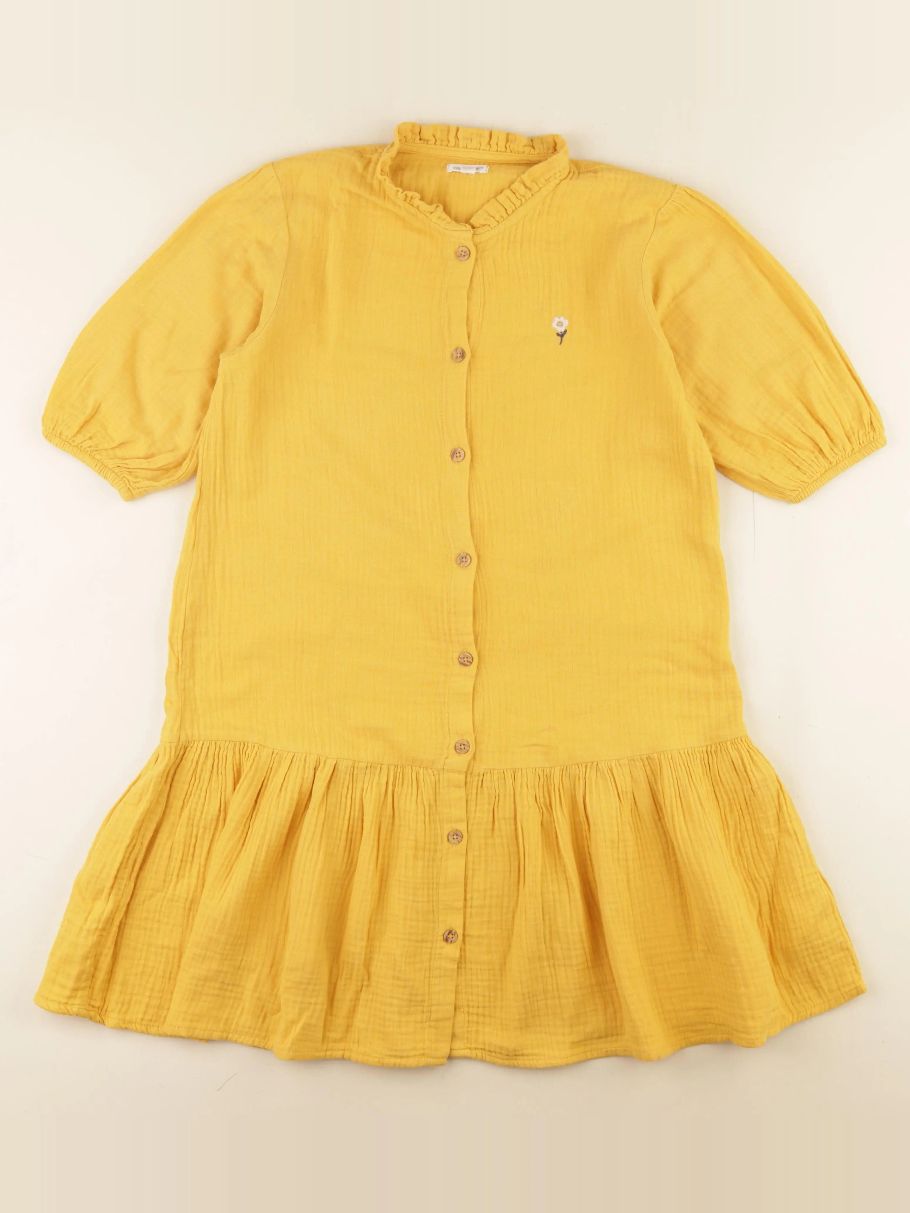 Vertbaudet - robe jaune - 12 ans