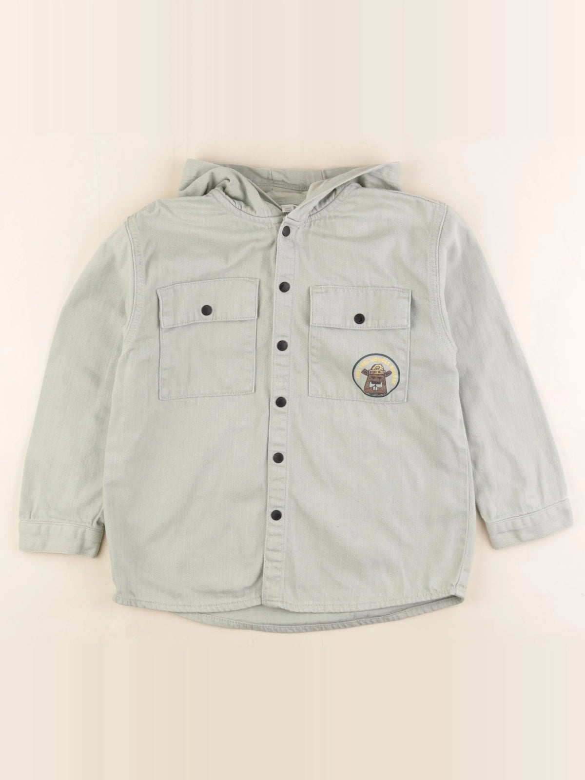 Vertbaudet - chemise vert - 10 ans