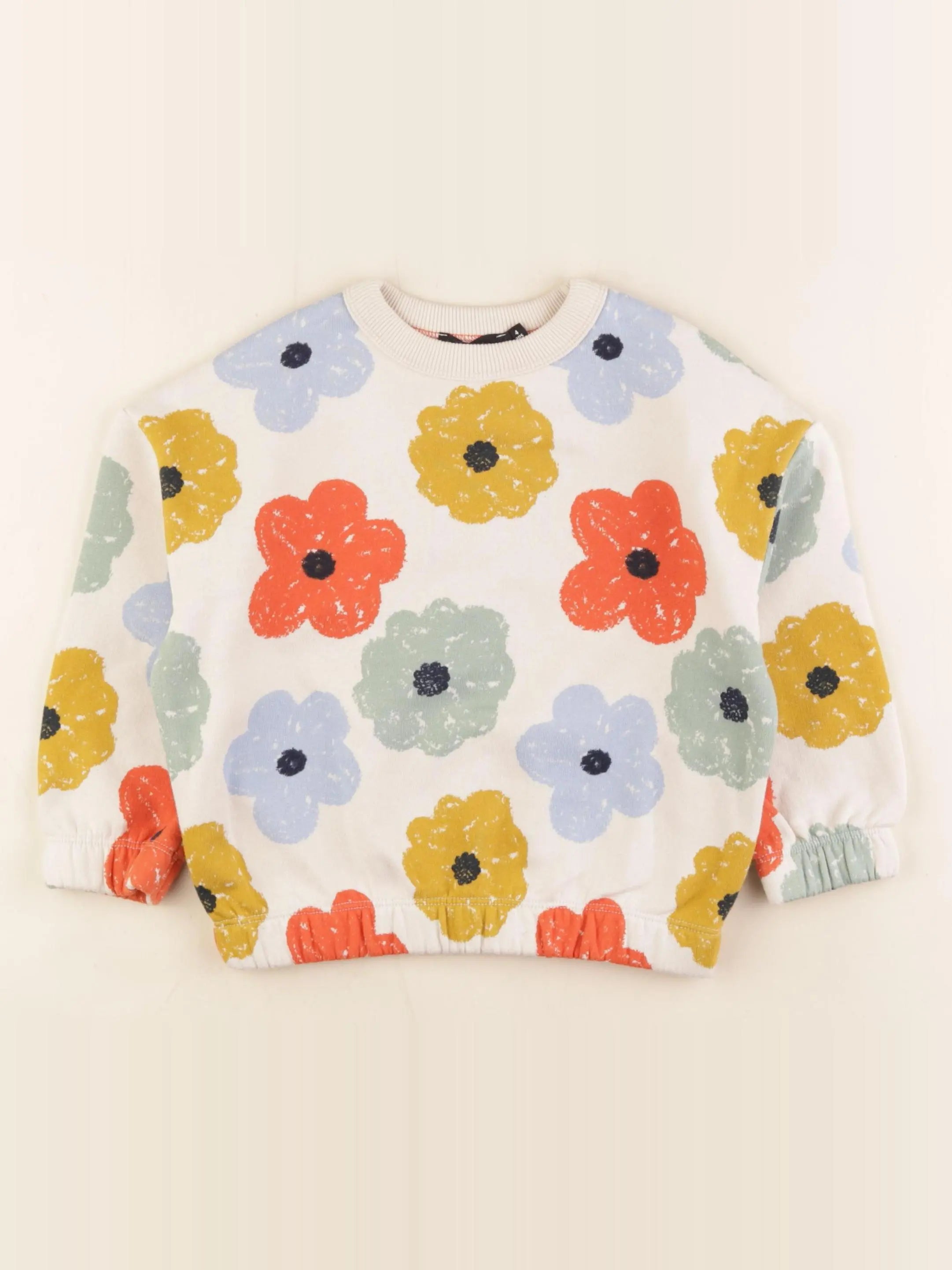 Monoprix - sweat multicolore - 4 ans