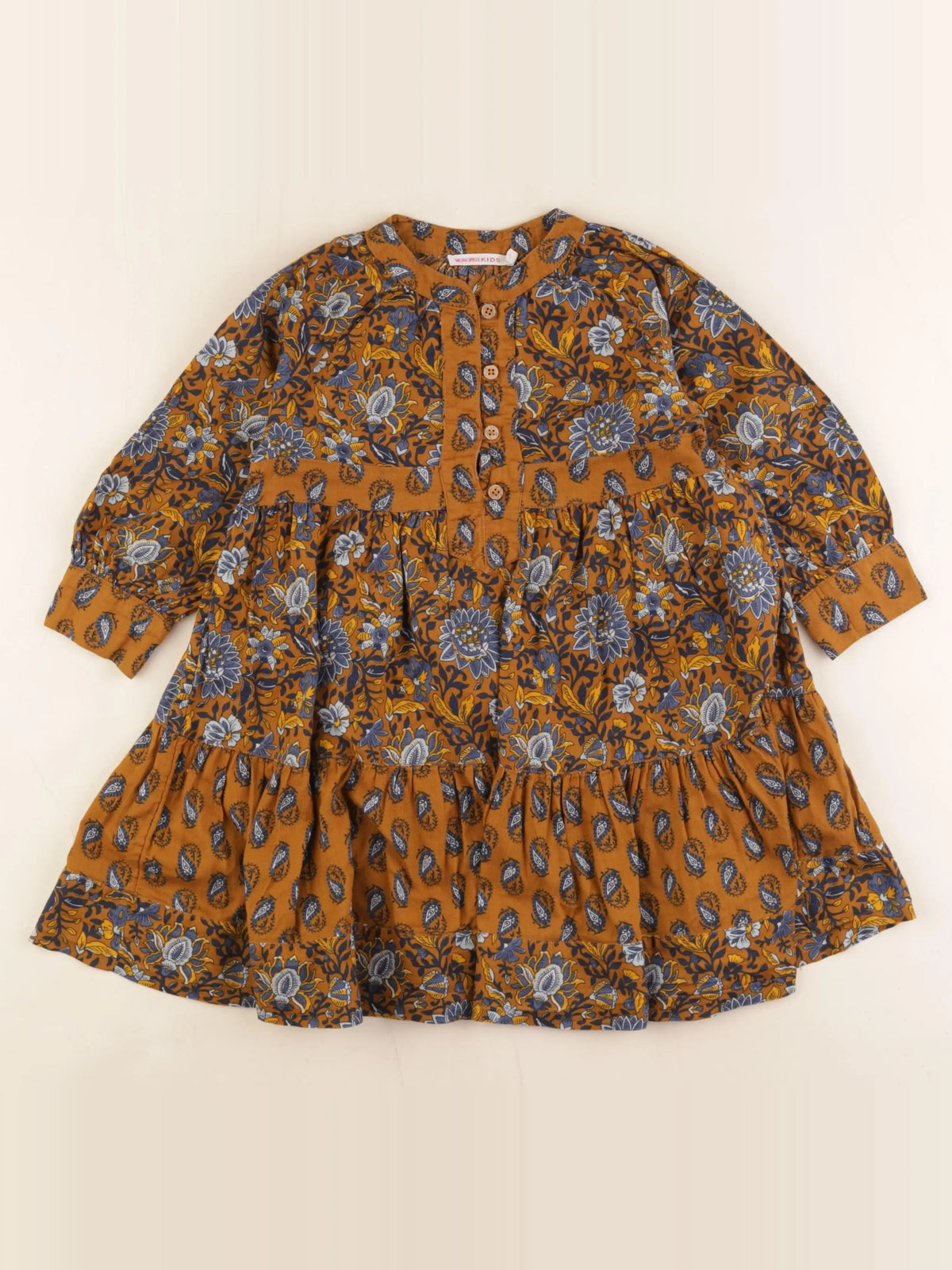 Monoprix - robe multicolore - 3 ans