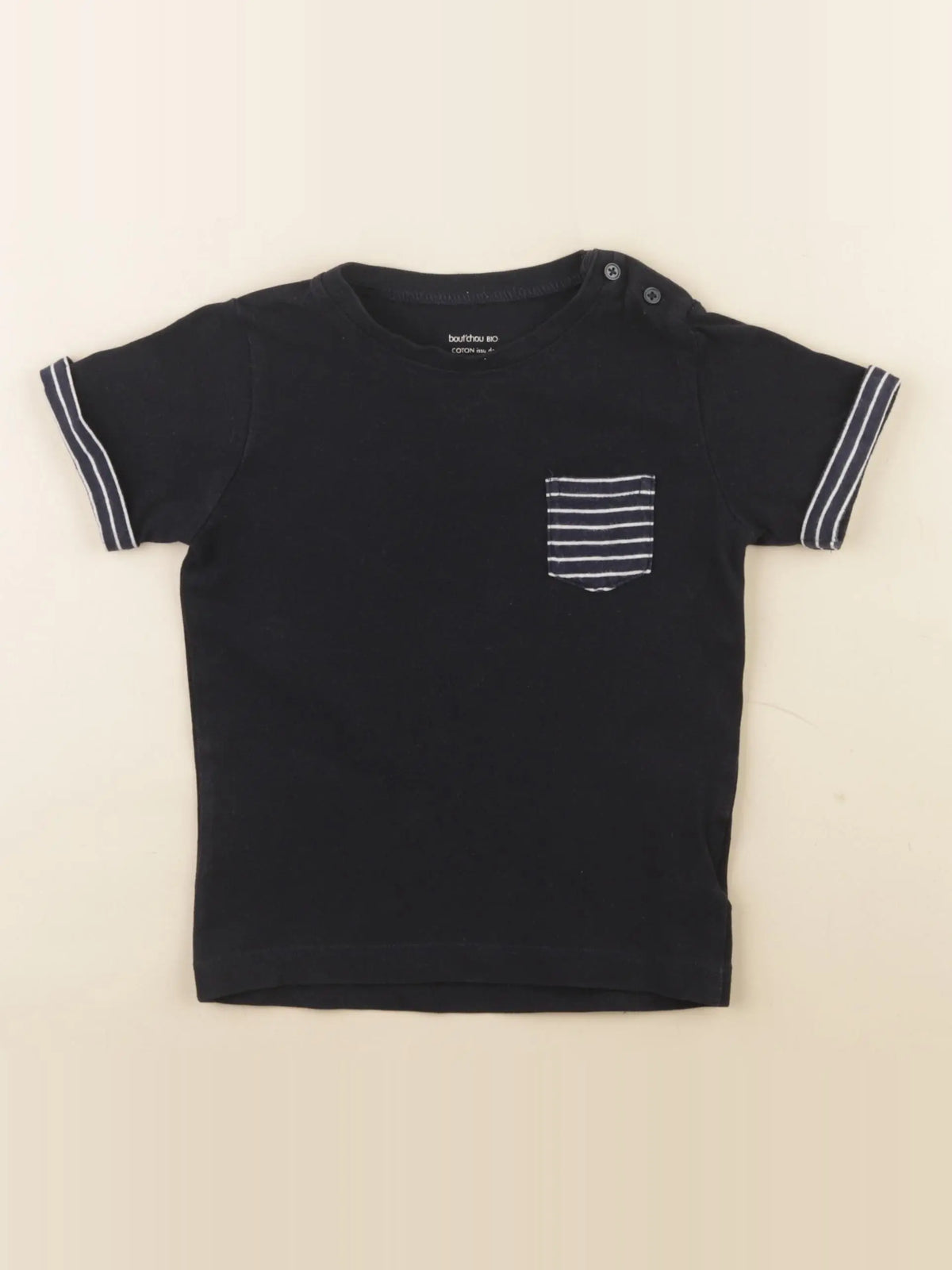 Boutchou - polo bleu - 24 mois