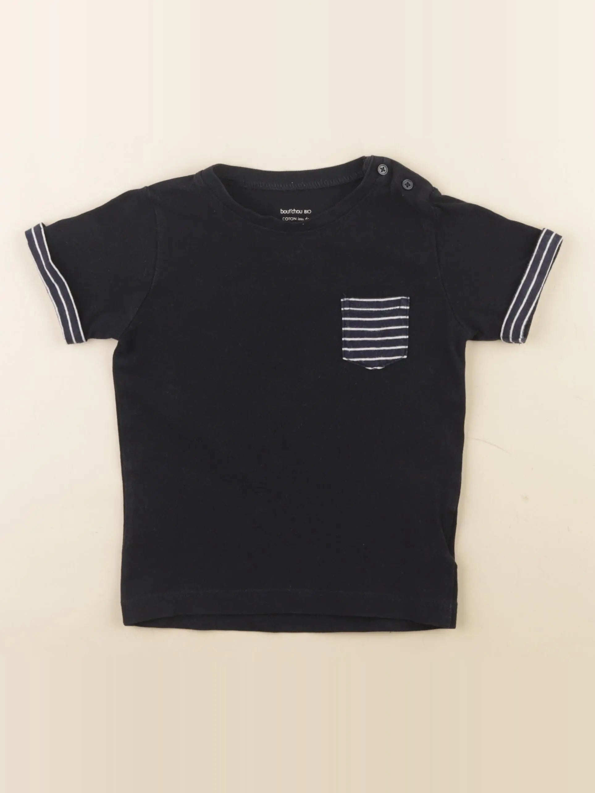 Boutchou - polo bleu - 24 mois