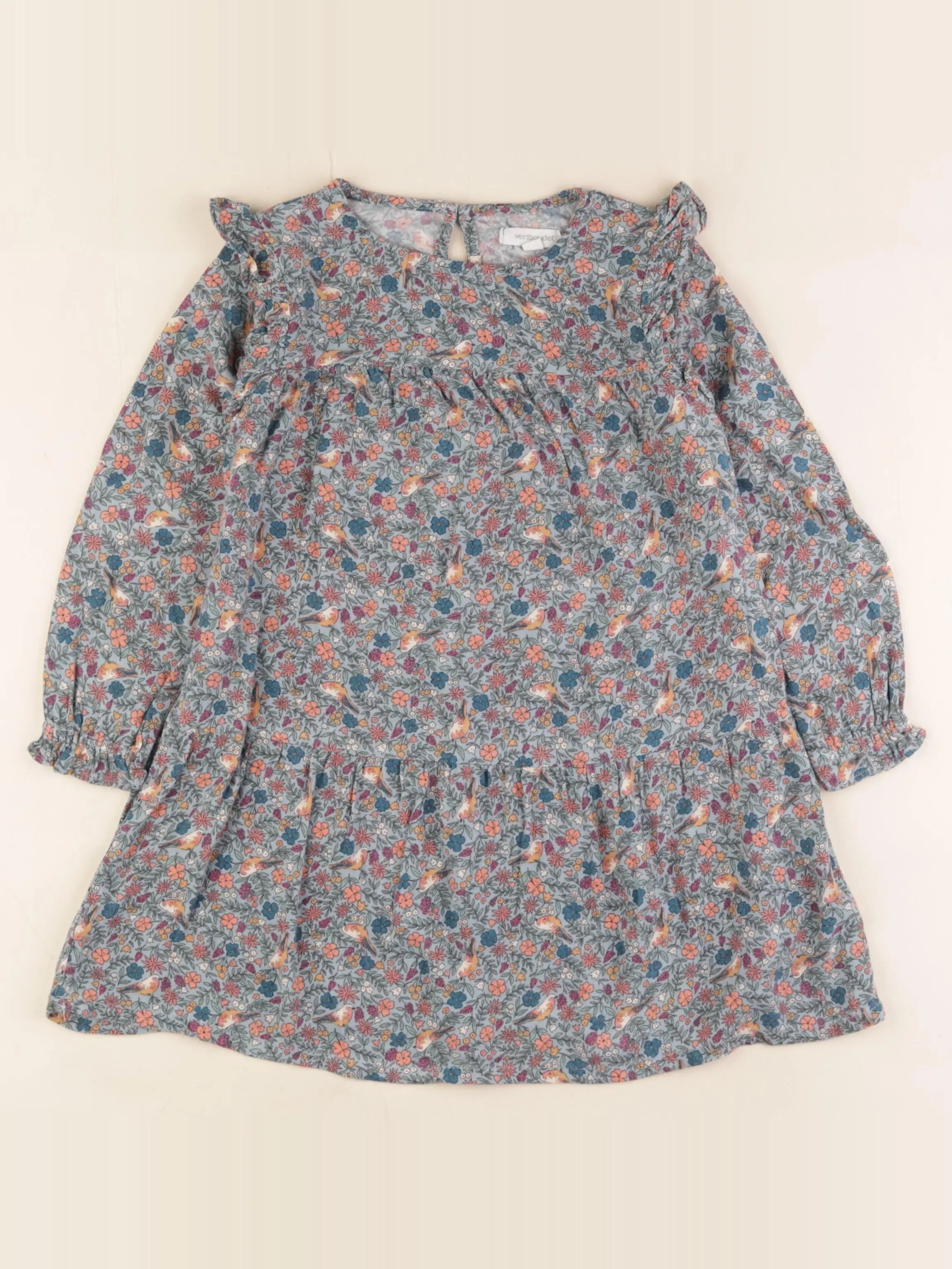 Vertbaudet - robe multicolore - 4 ans