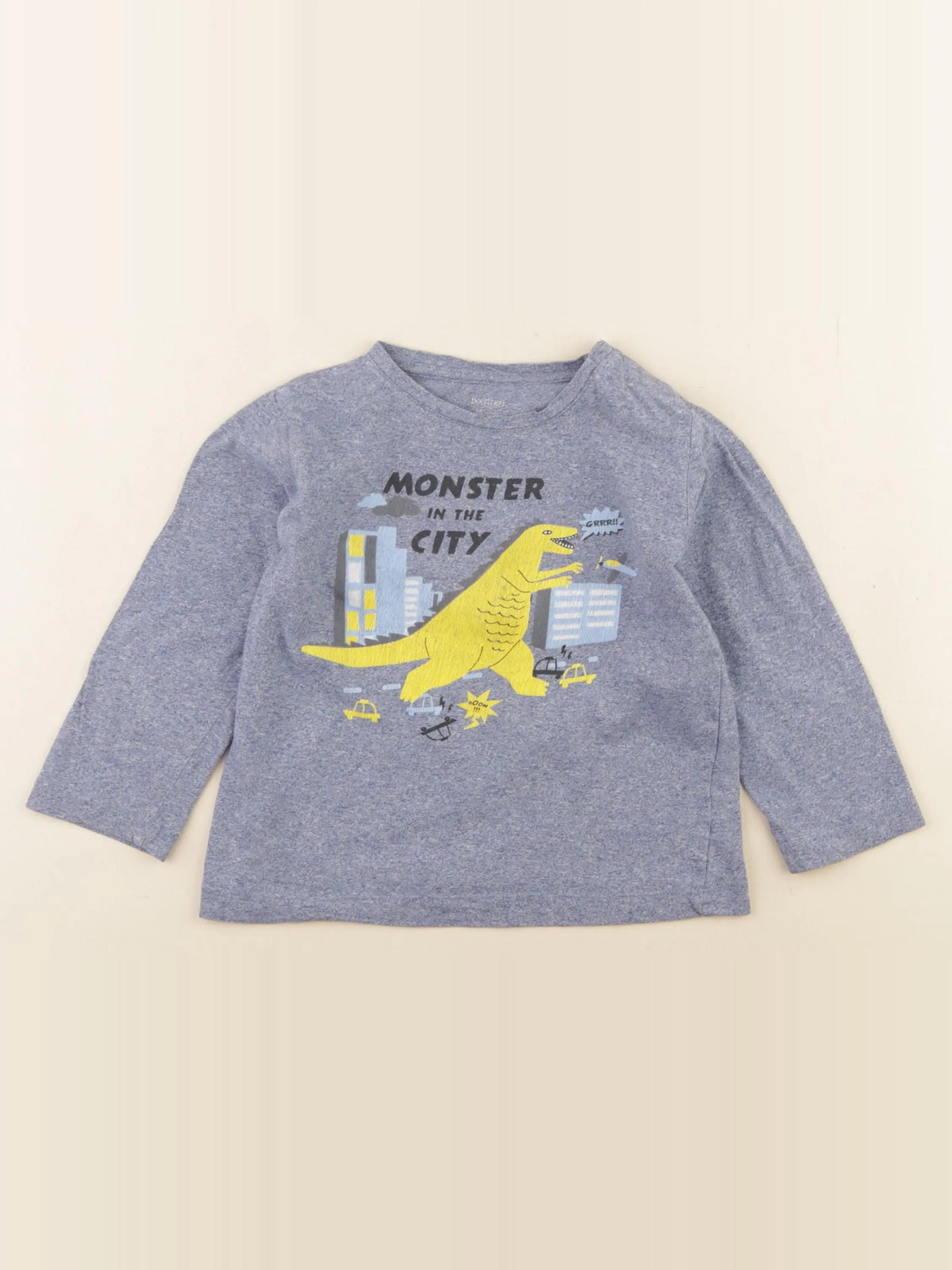 Boutchou - tee-shirt bleu - 36 mois