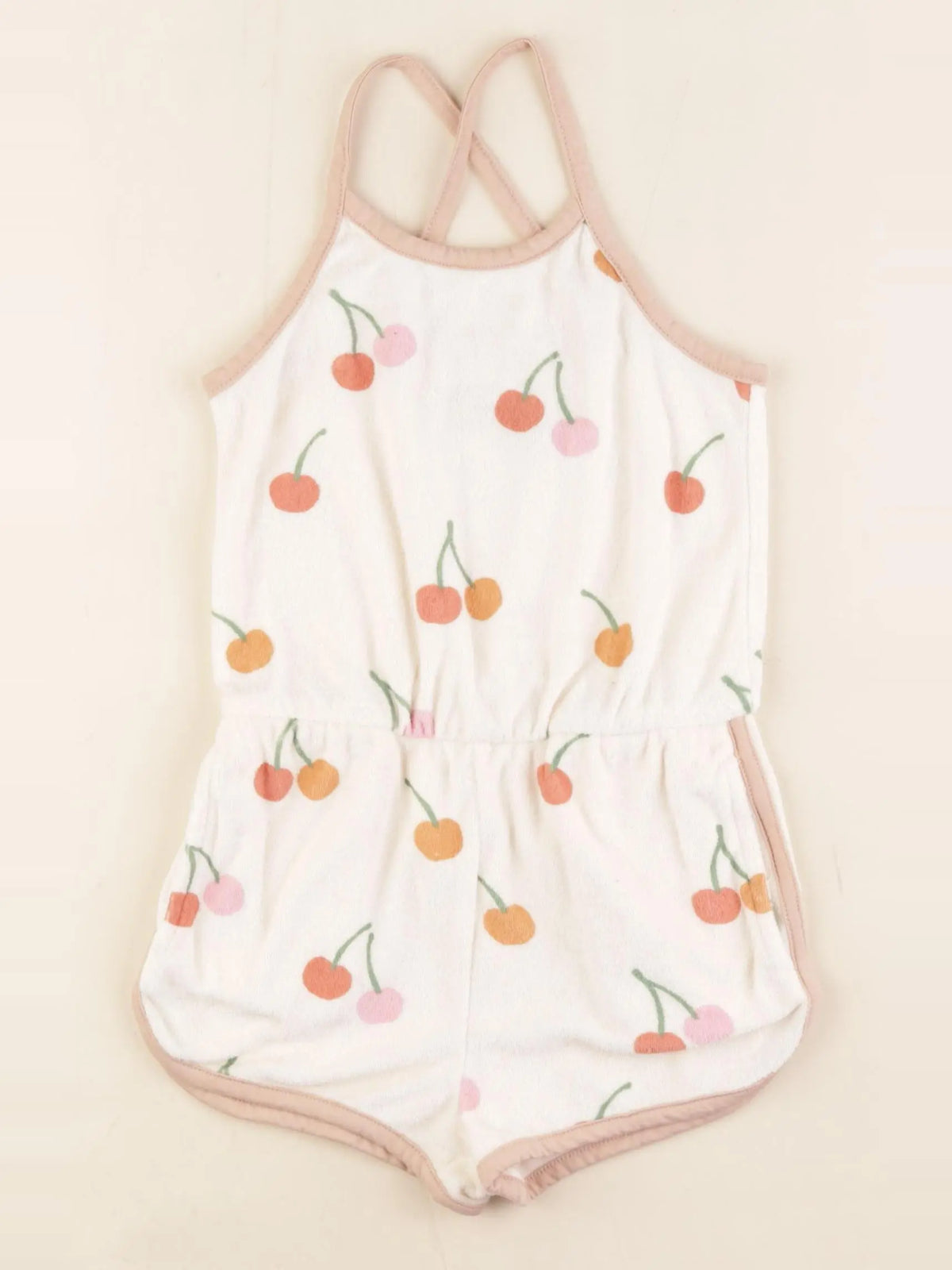 Monoprix - combinaison beige - 5 ans